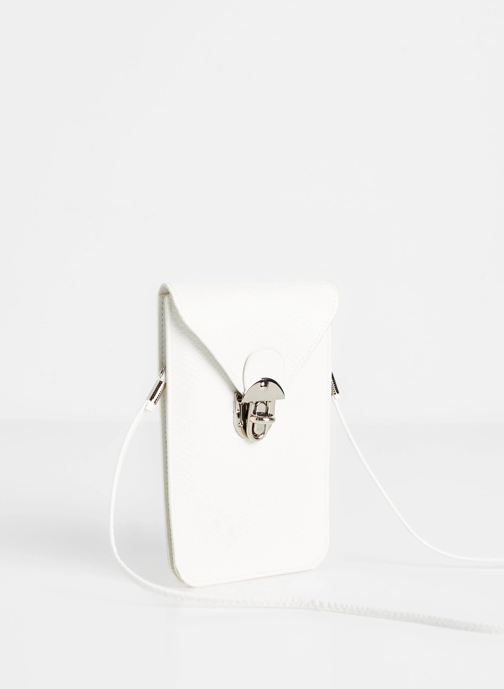 Snakeskin Faux Leather Phone Bag