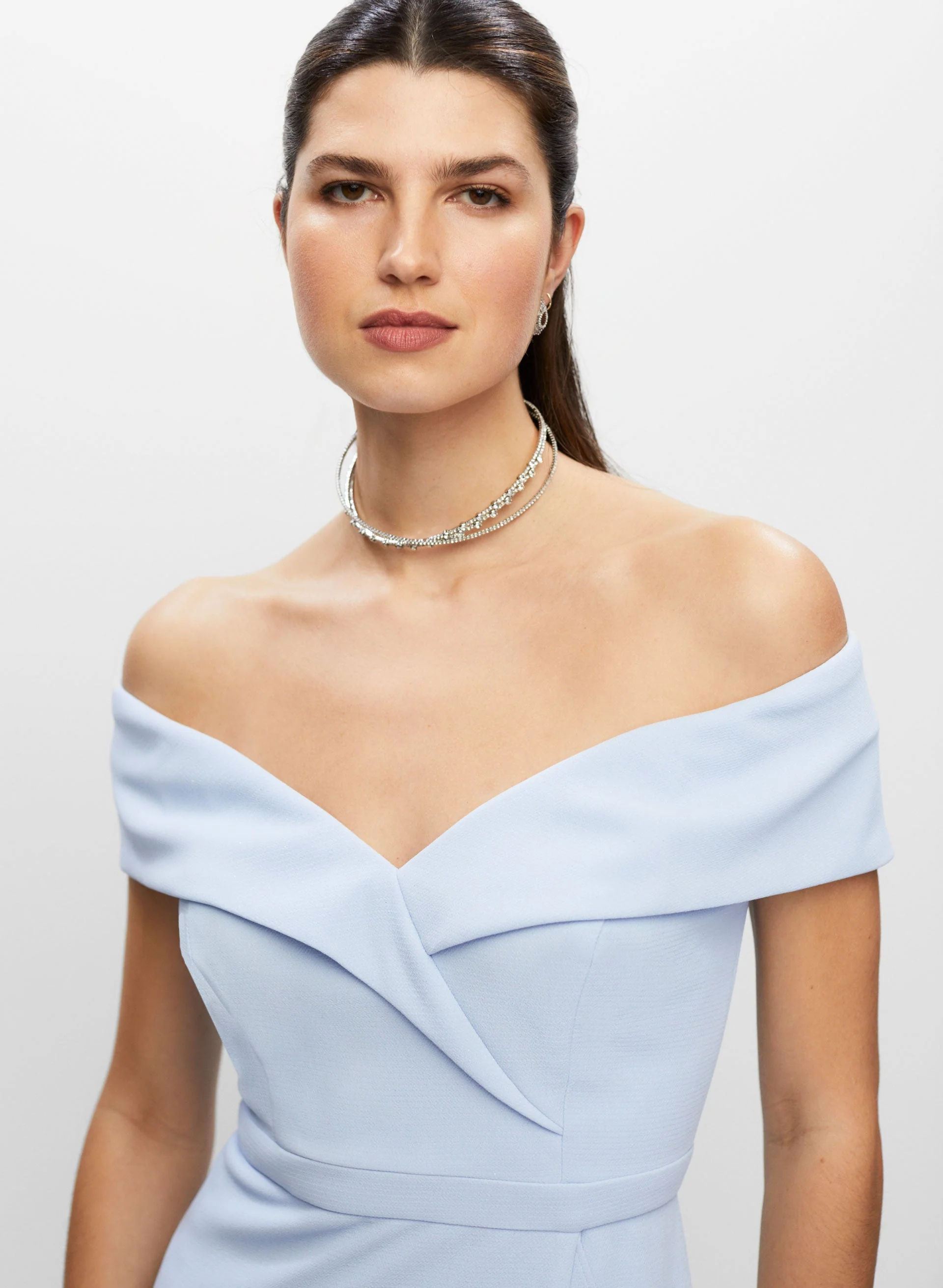 Off The Shoulder Asymmetric Dress