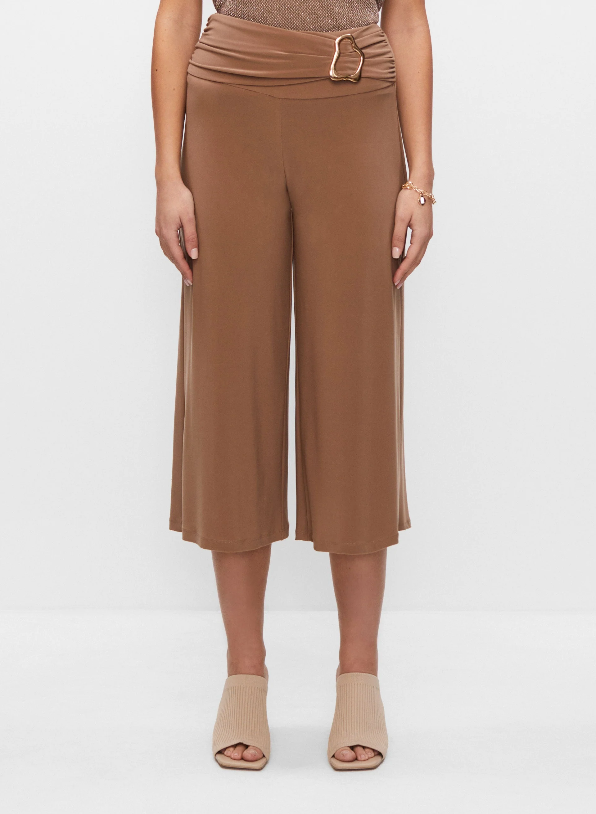 Joseph Ribkoff - Pull-On Waist Detail Gaucho Pants