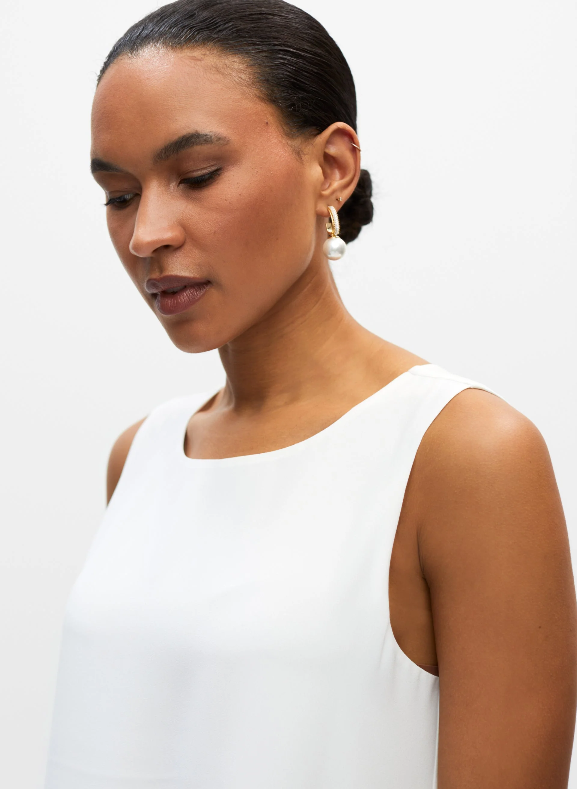 Double Layer Sleeveless Blouse