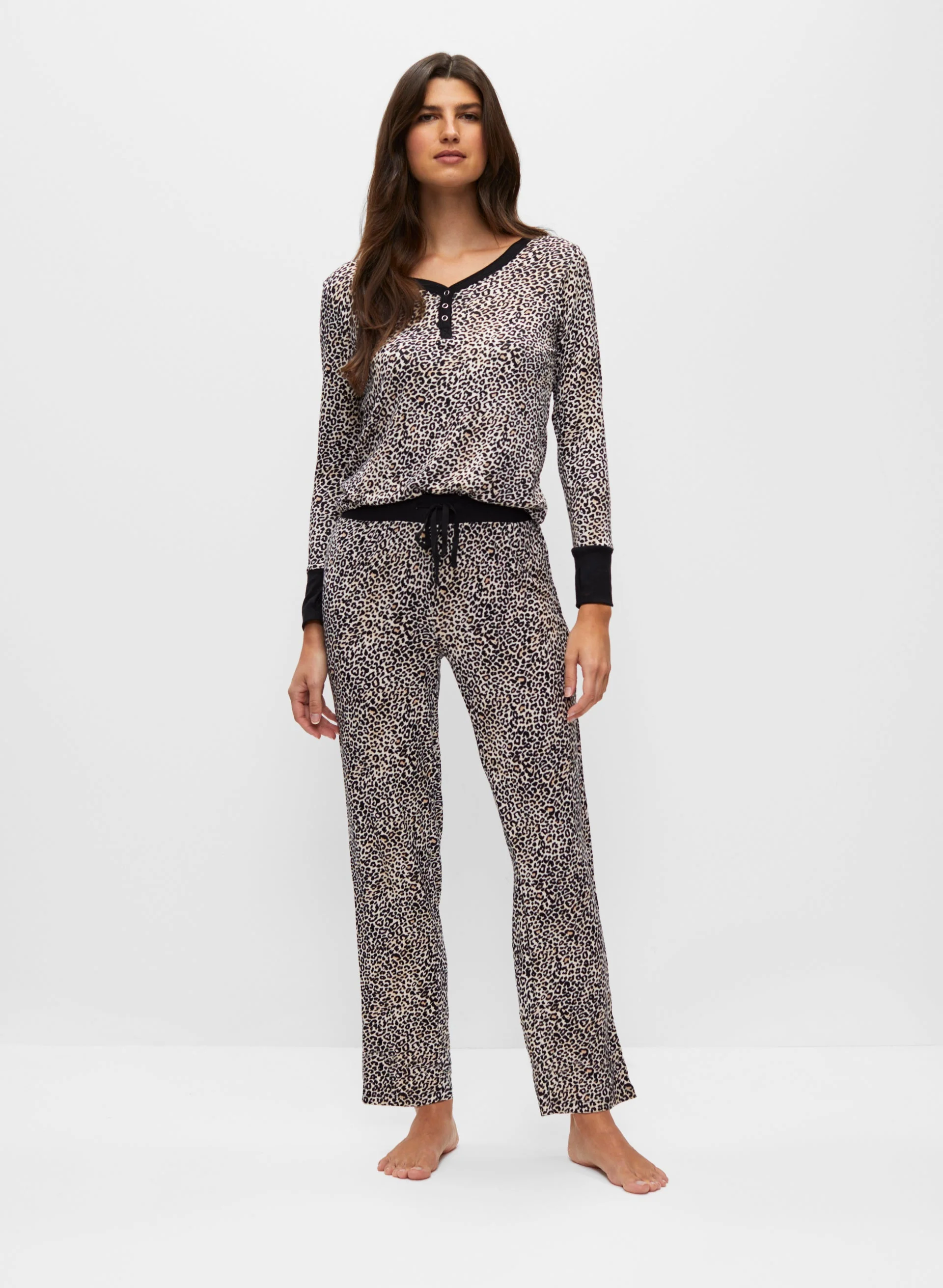 Leopard Print Pyjama Set