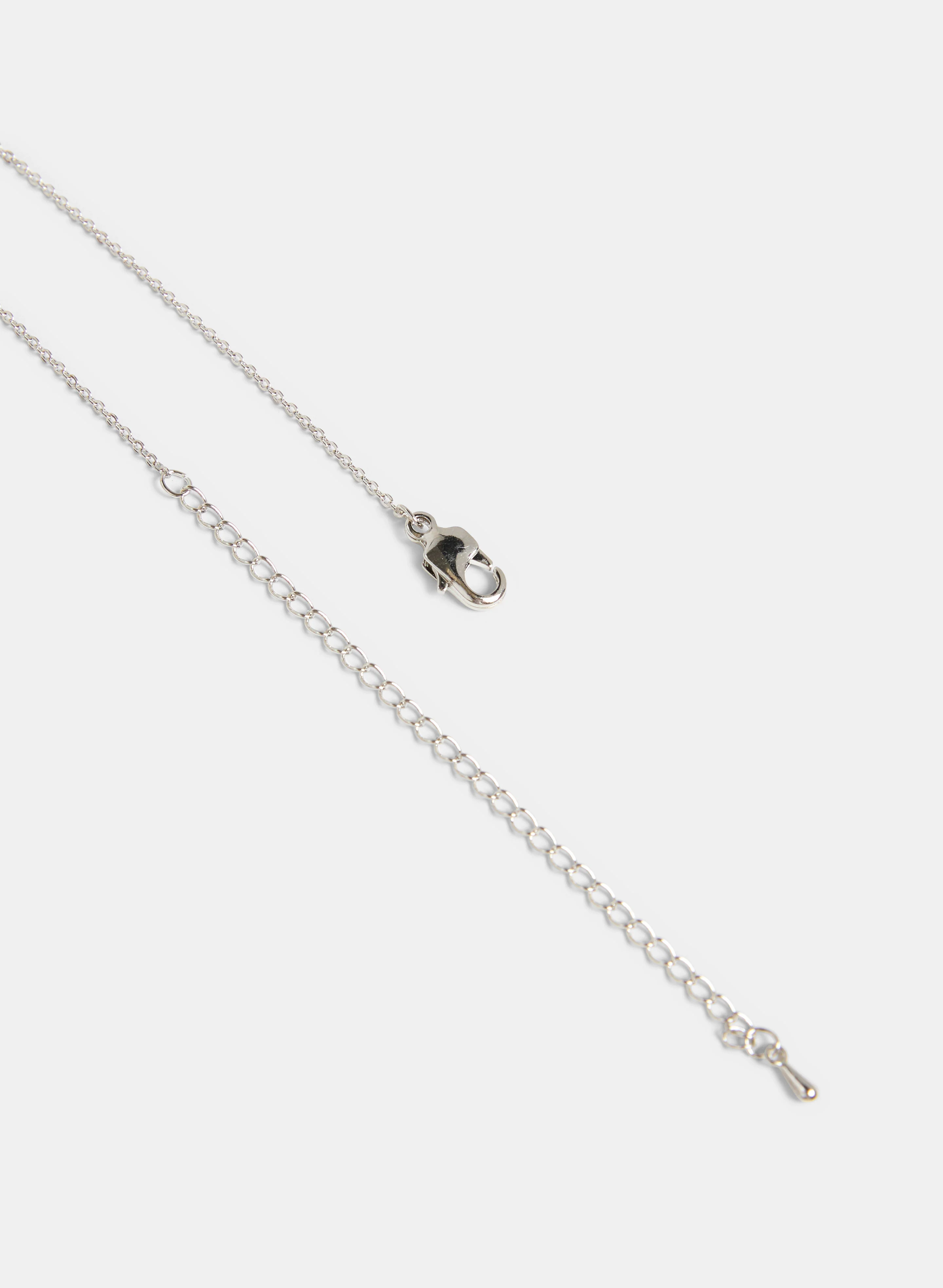 Cubic Zirconia Teardrop Pendant Necklace