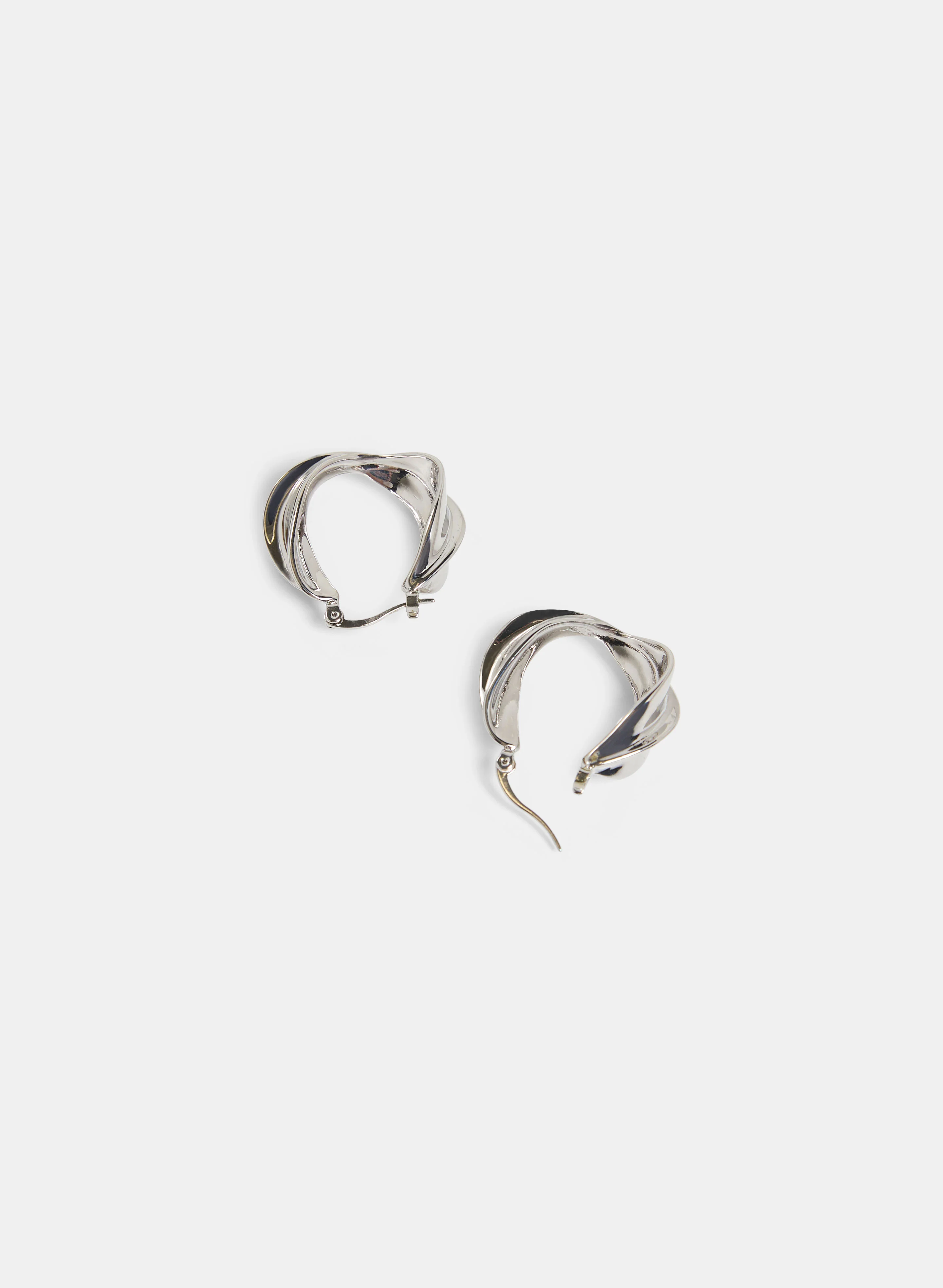 Twist Detail Hoop Earrings