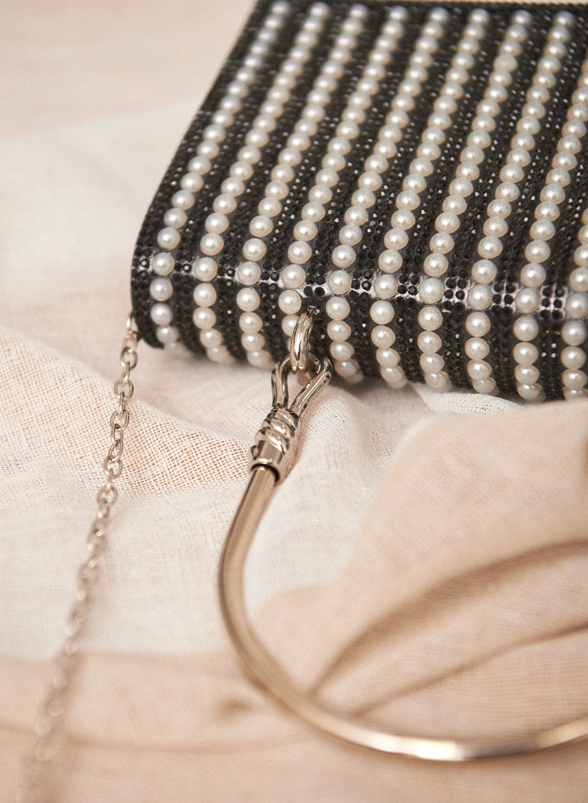 Pearl Detail Clutch