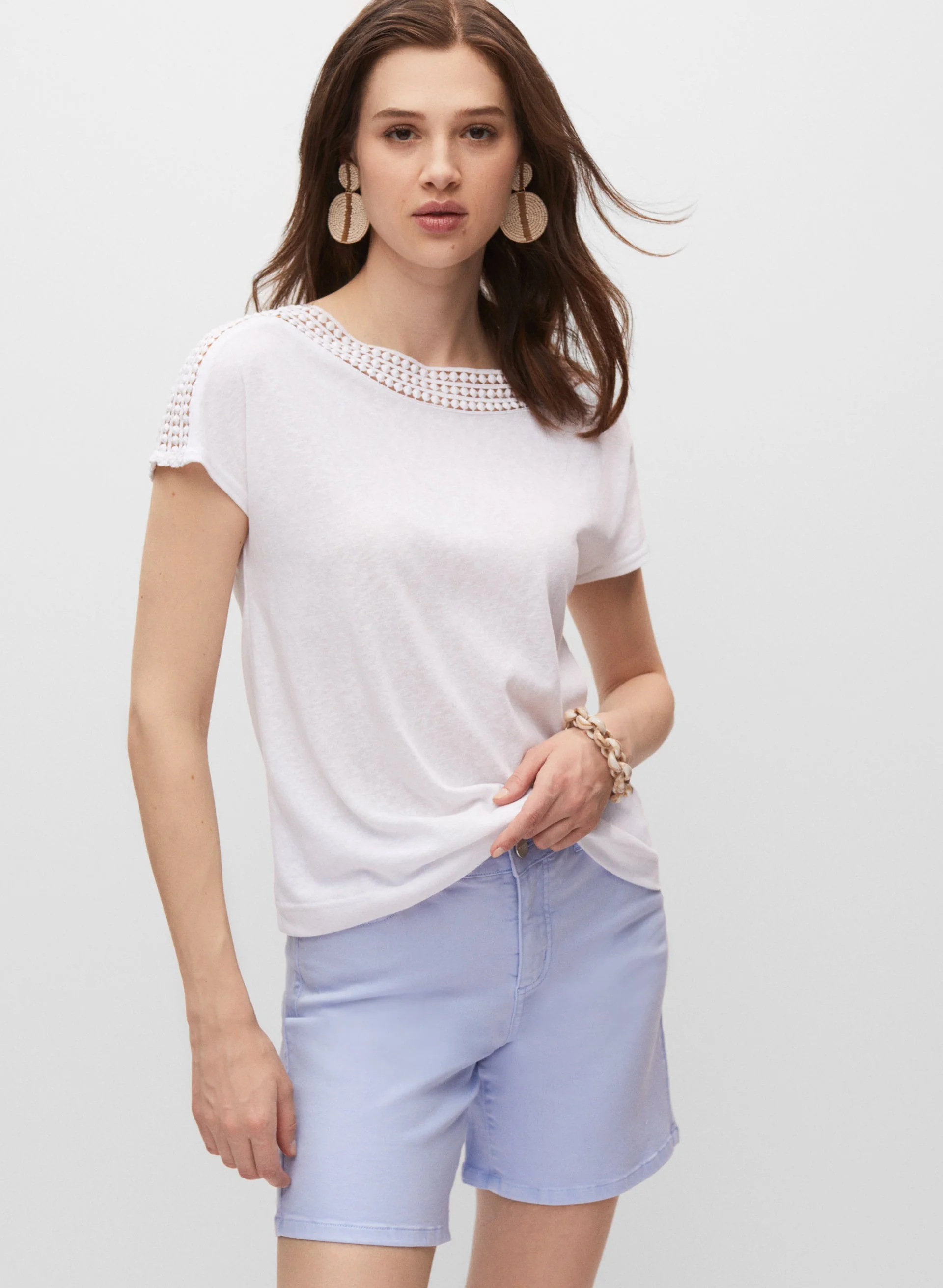 Crotchet Detail Top
