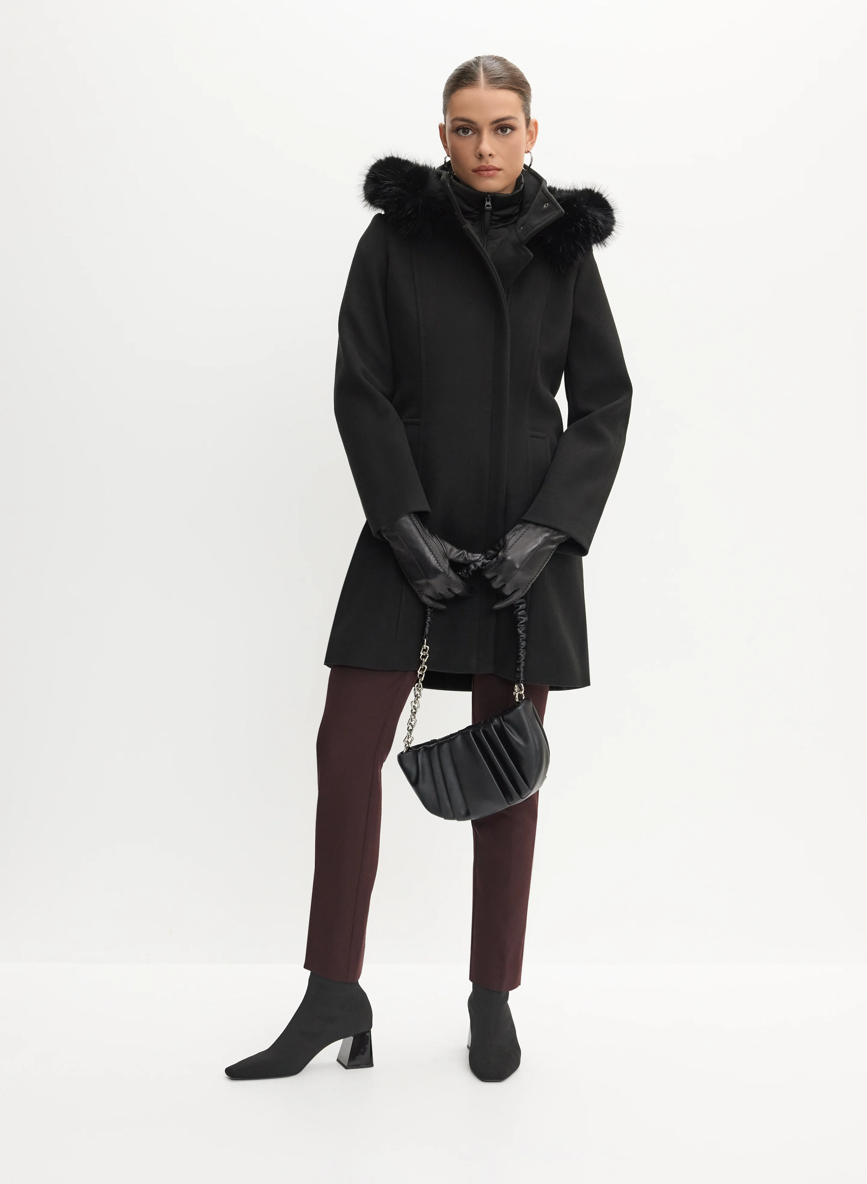 Wool A-Line Coat