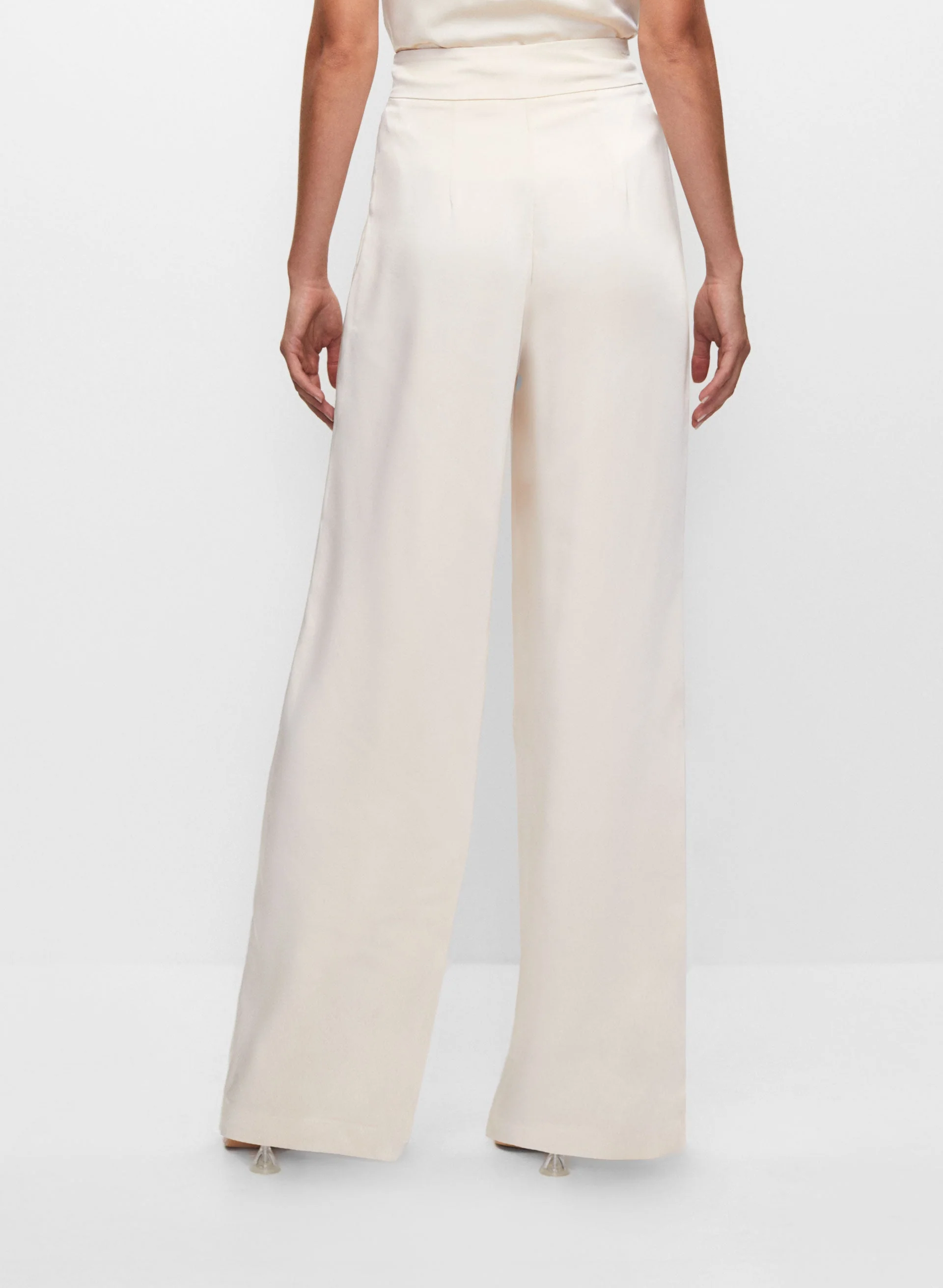 Belted Wide Leg Pants