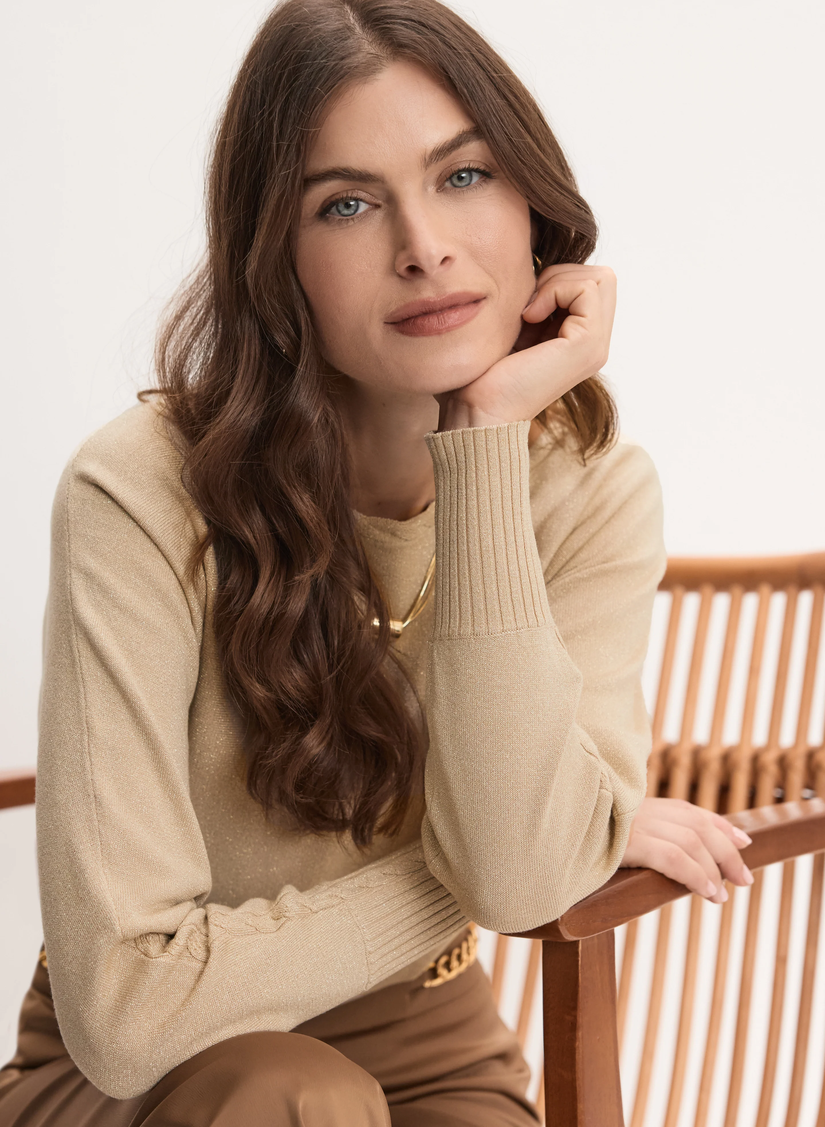 Bat Sleeve Knit Pullover