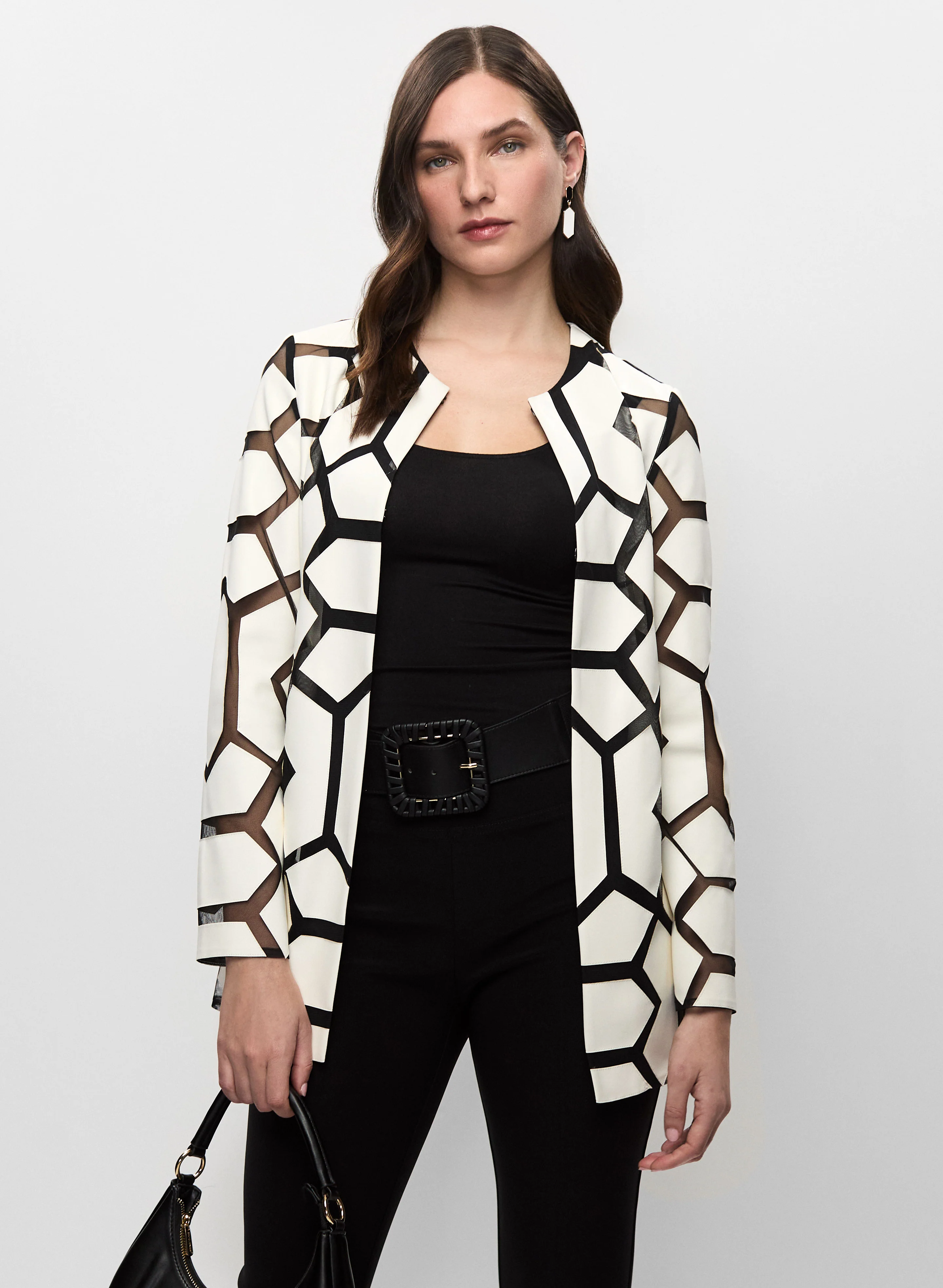 Joseph Ribkoff - Geometric Print Jacket