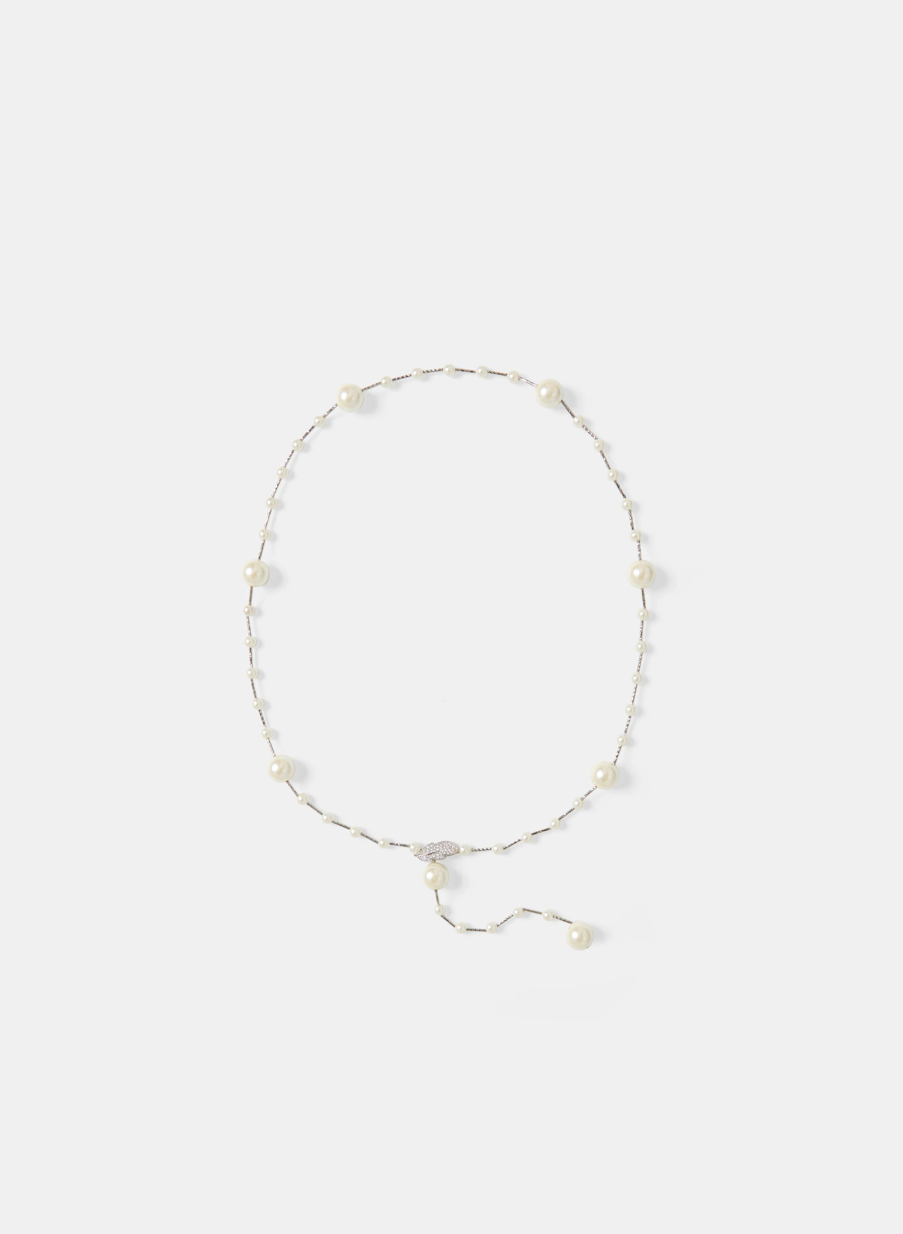 Pearl Y-Shaped Necklace