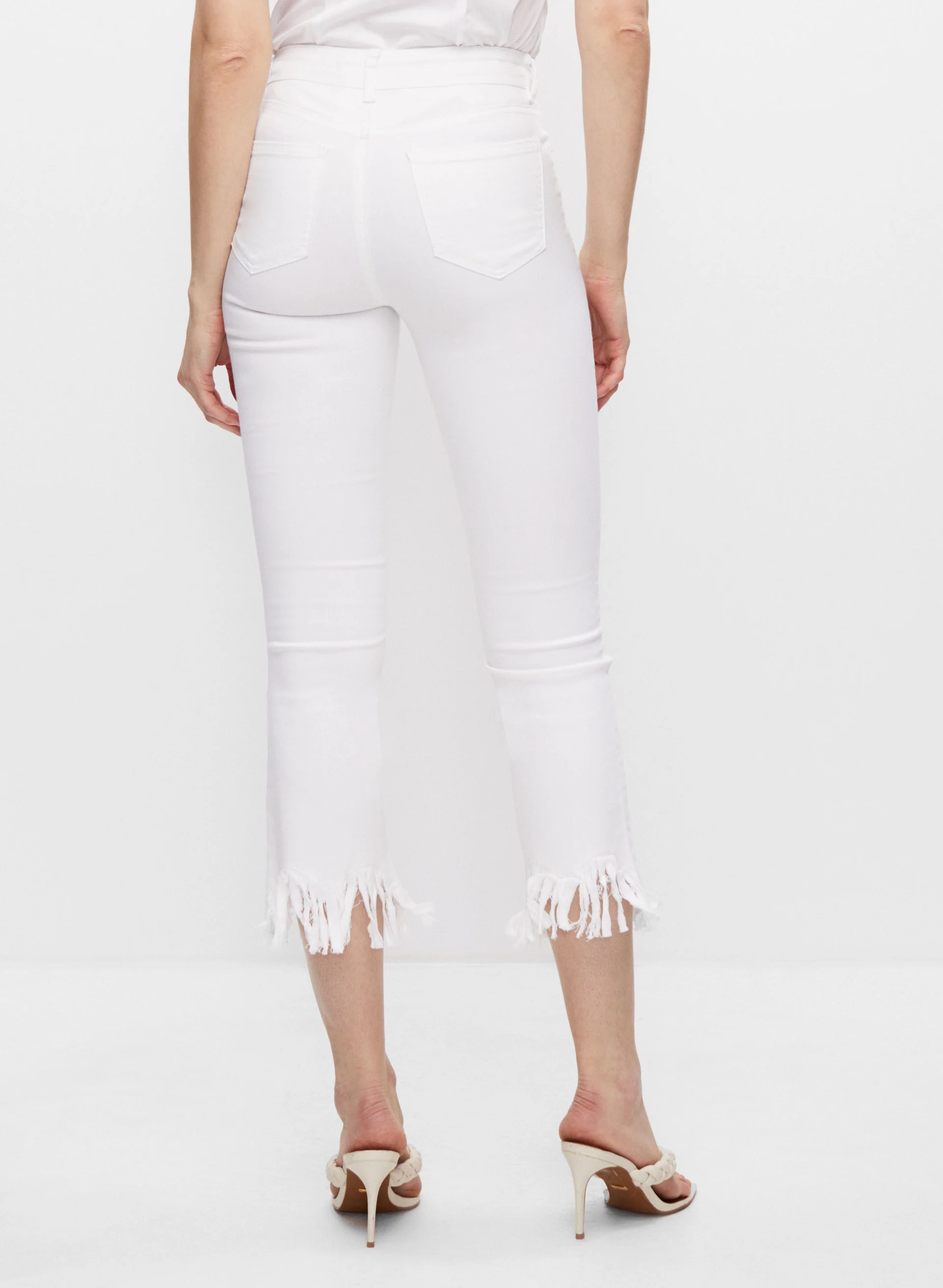 Frank Lyman - Fringe Detail Tencel Jeans