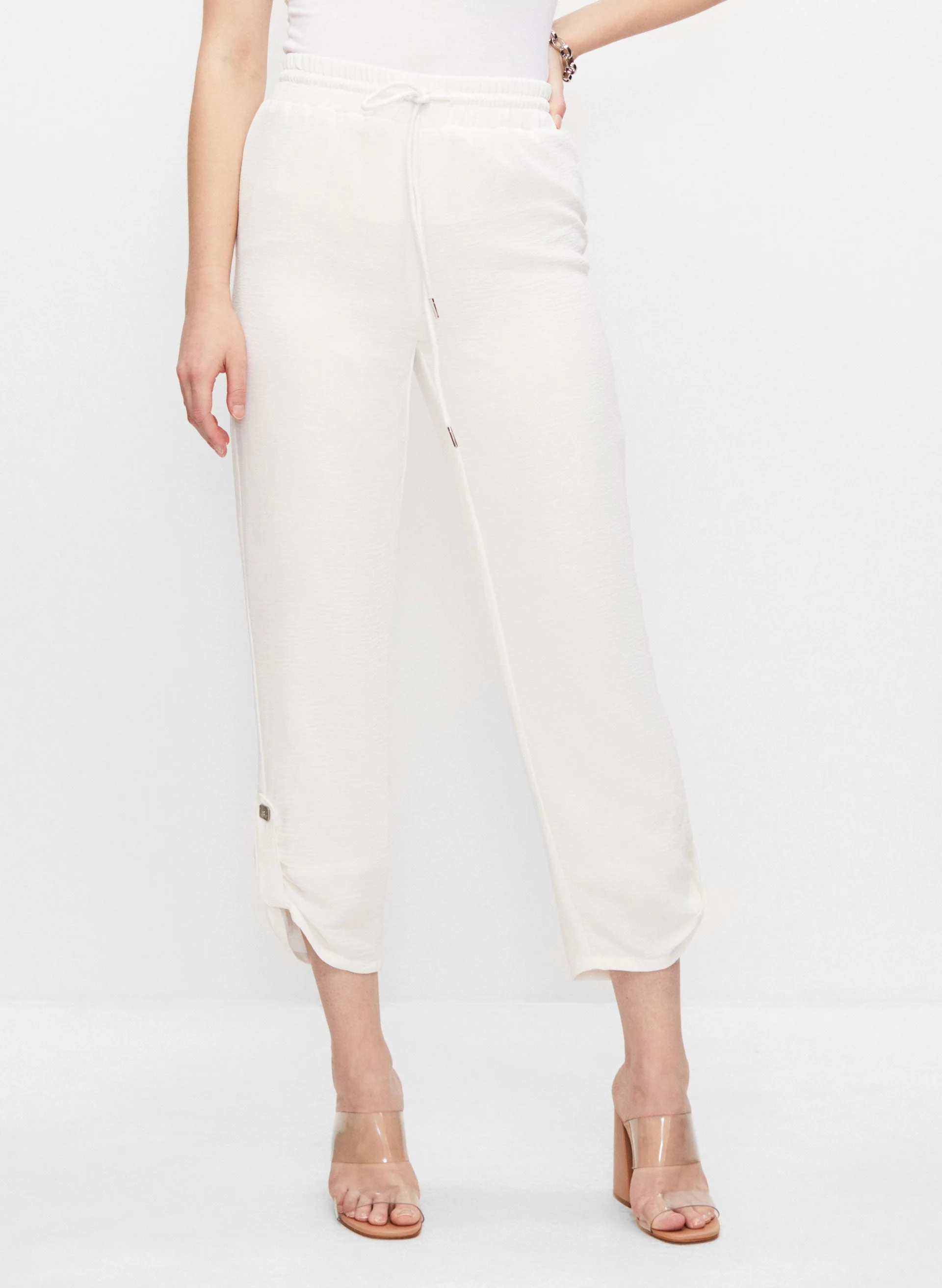 Frank Lyman - Hem Detail Pull-On Pants