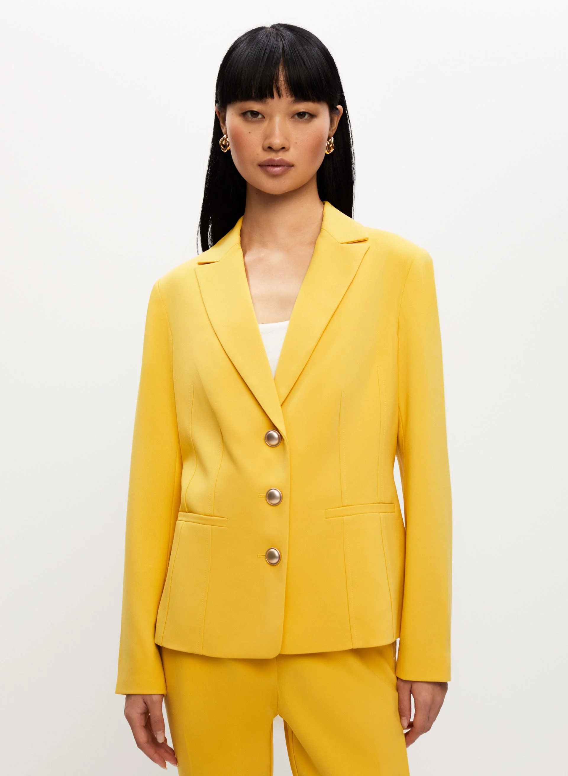 Button Detail Blazer