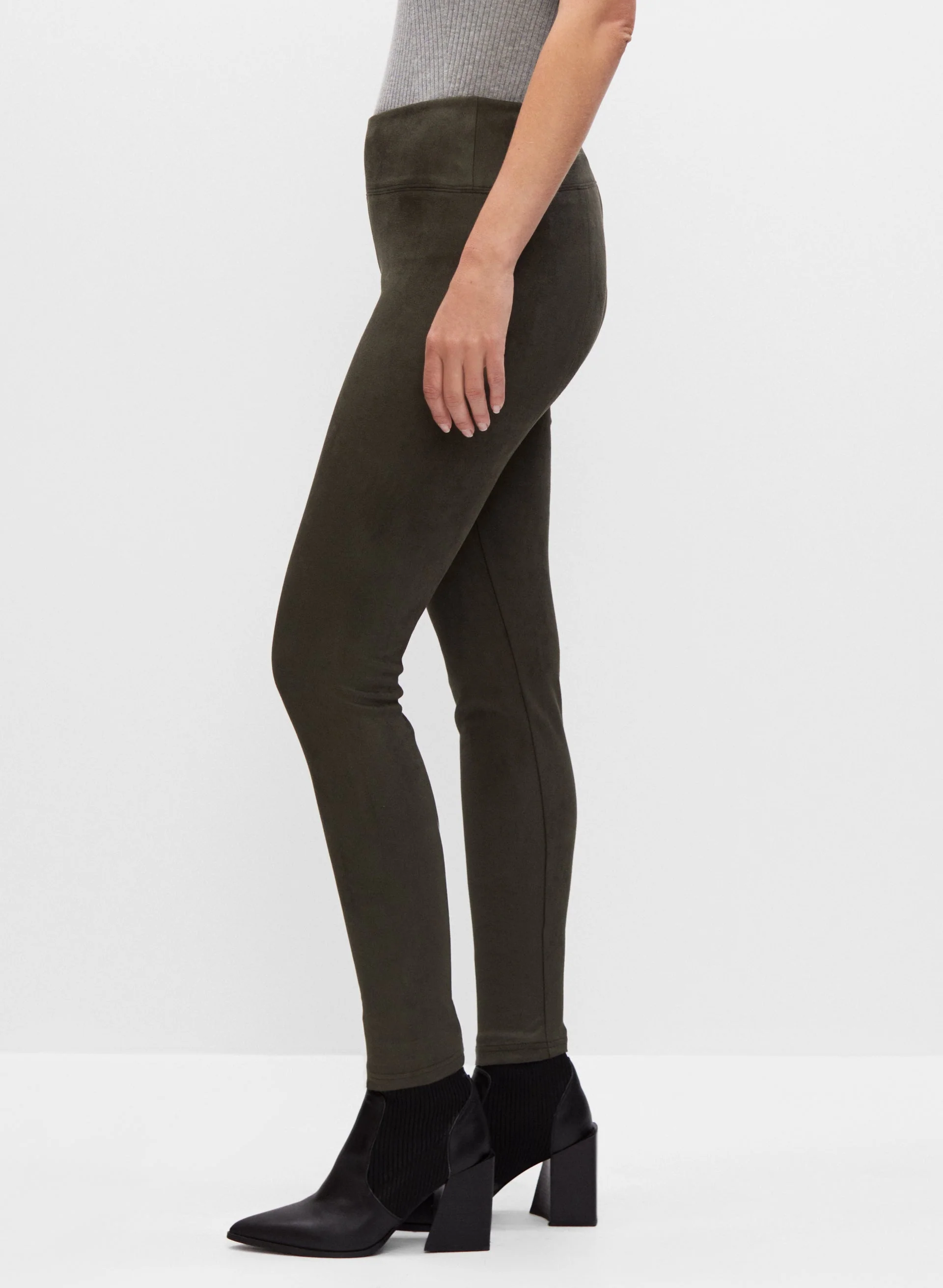 Faux Suede Leggings