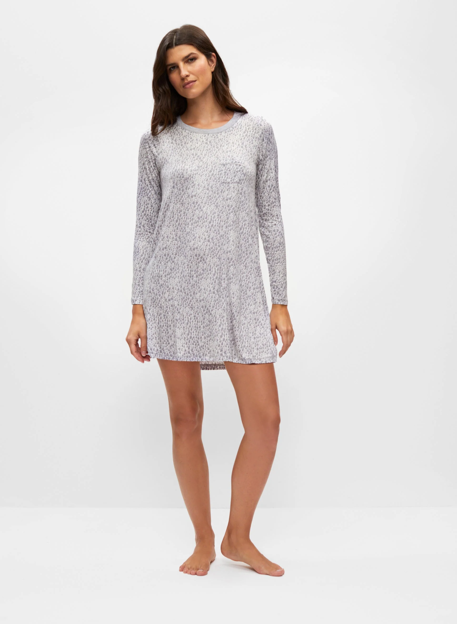 Snakeskin Print Sleepshirt