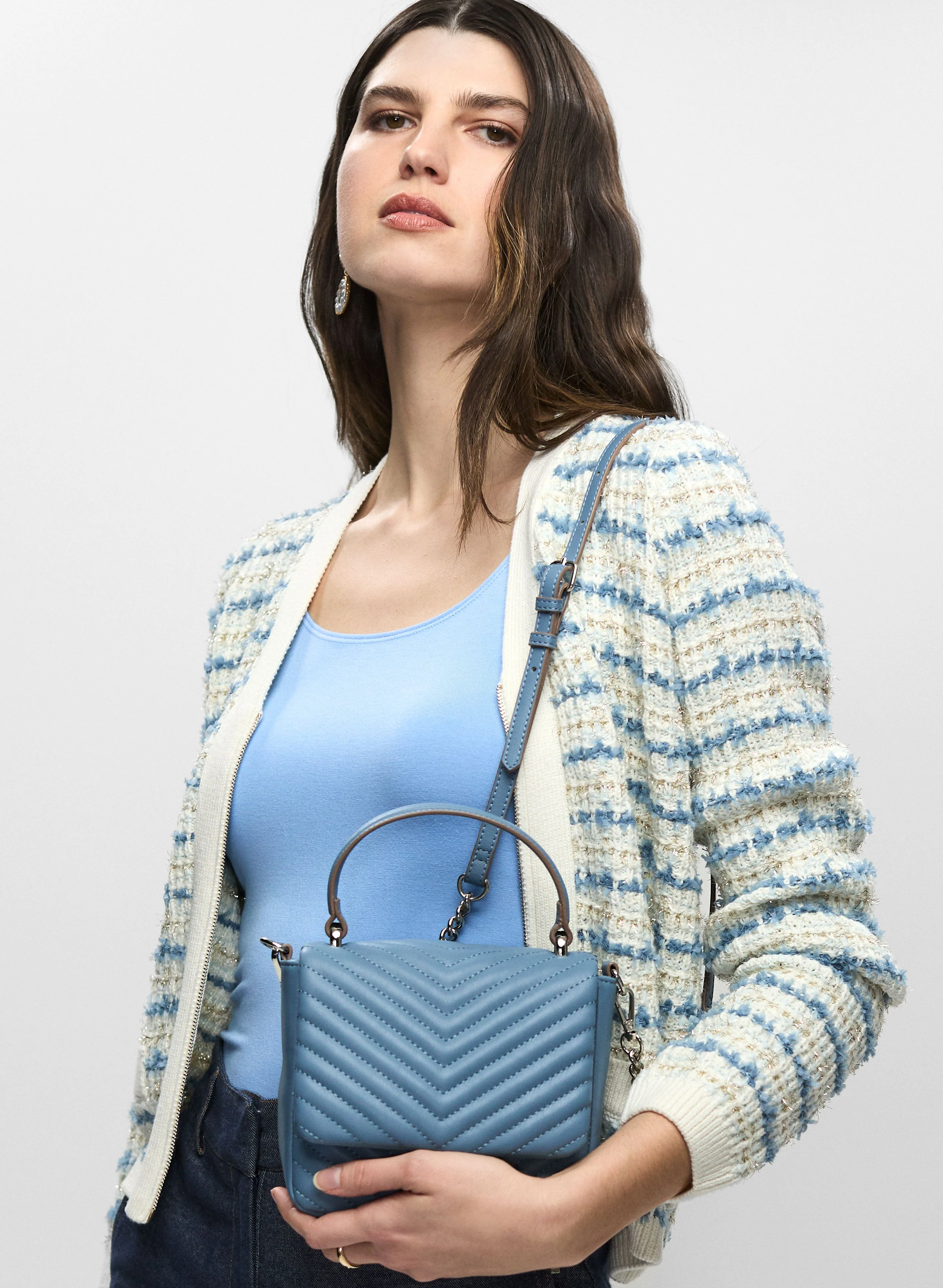 Quilted Cross-Body Handbag