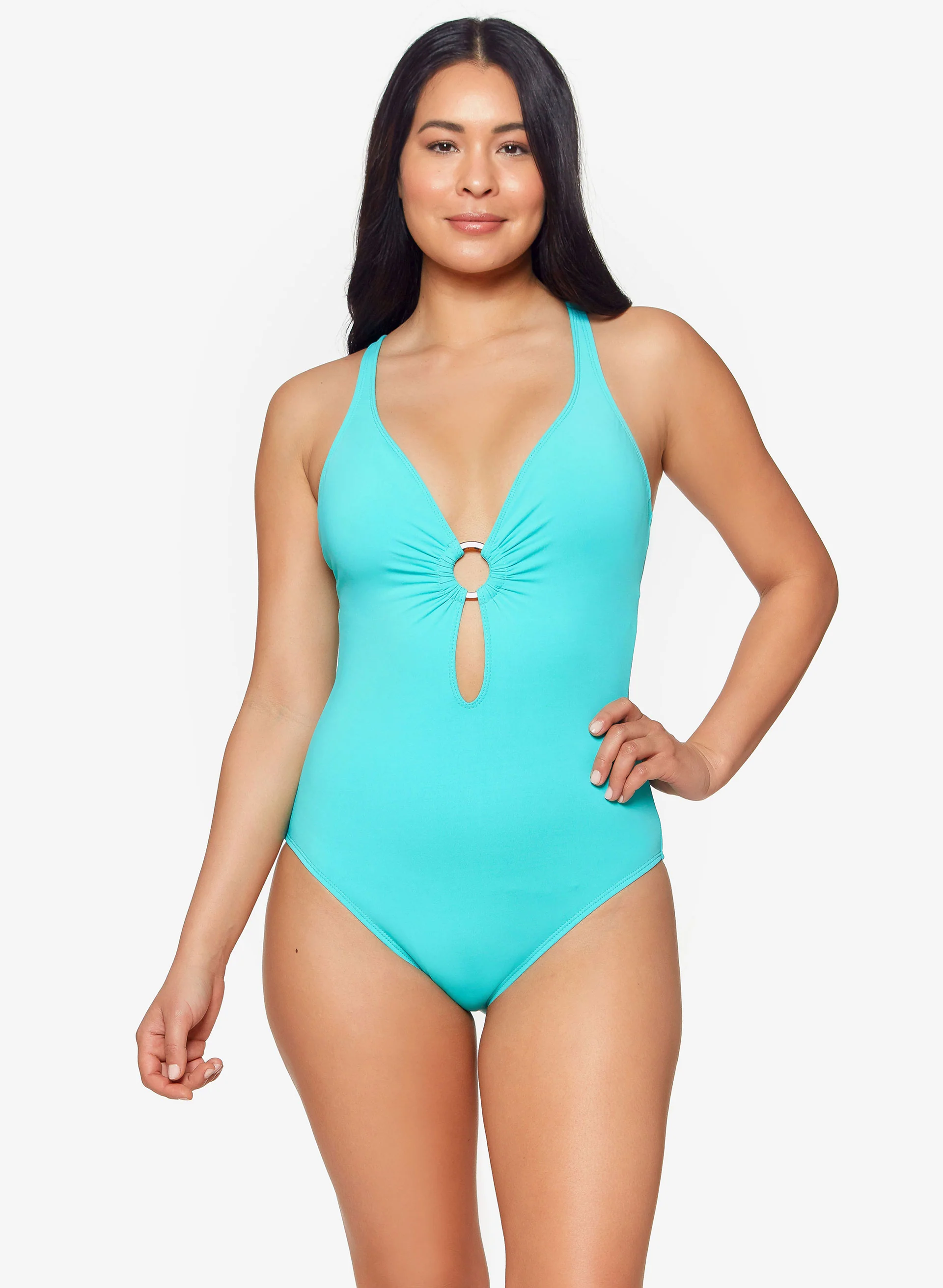Bleu by Rod Beattie - Ring Detail One-Piece Swimsuit
