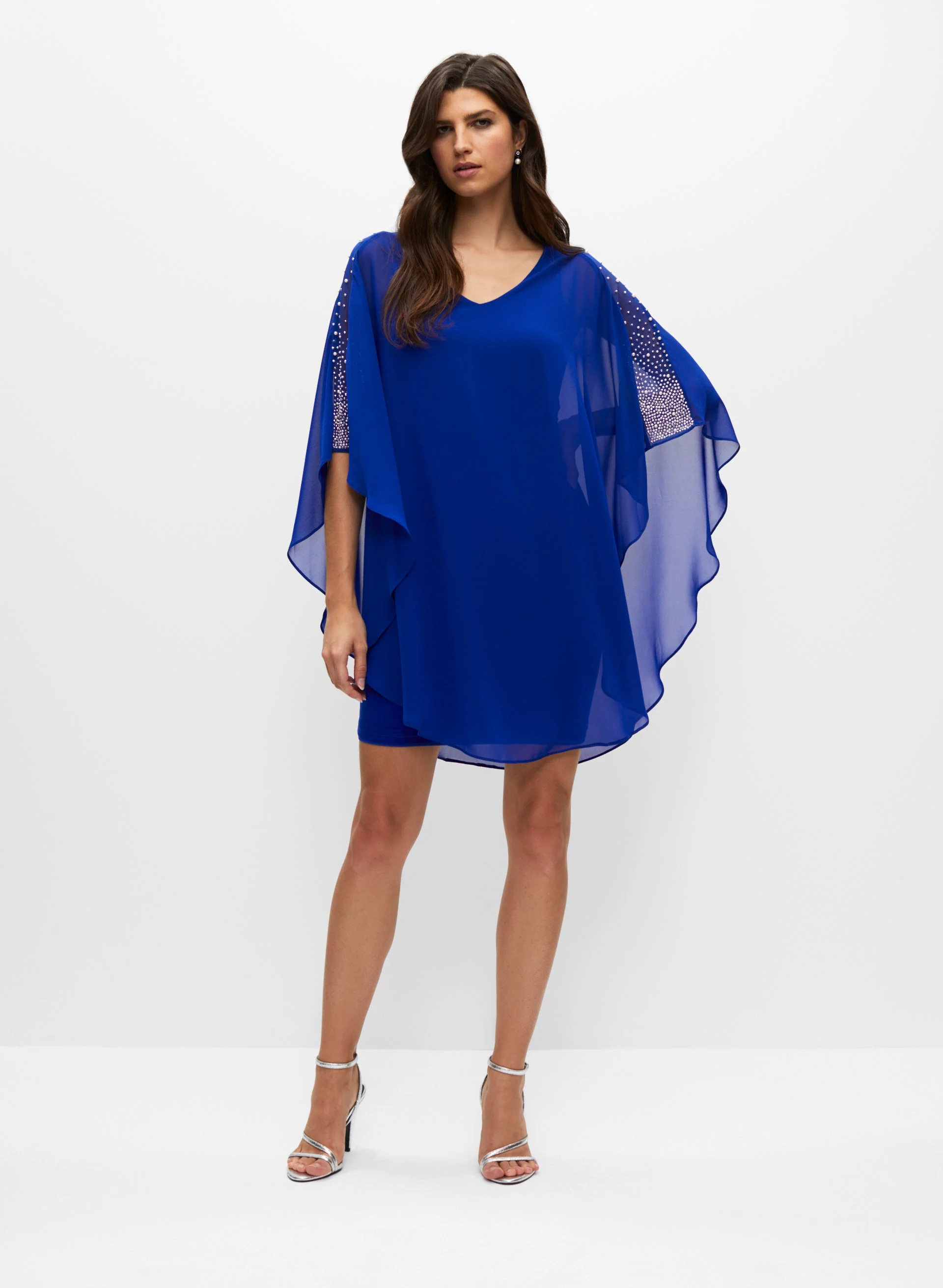 Joseph Ribkoff - Chiffon Overlay Dress