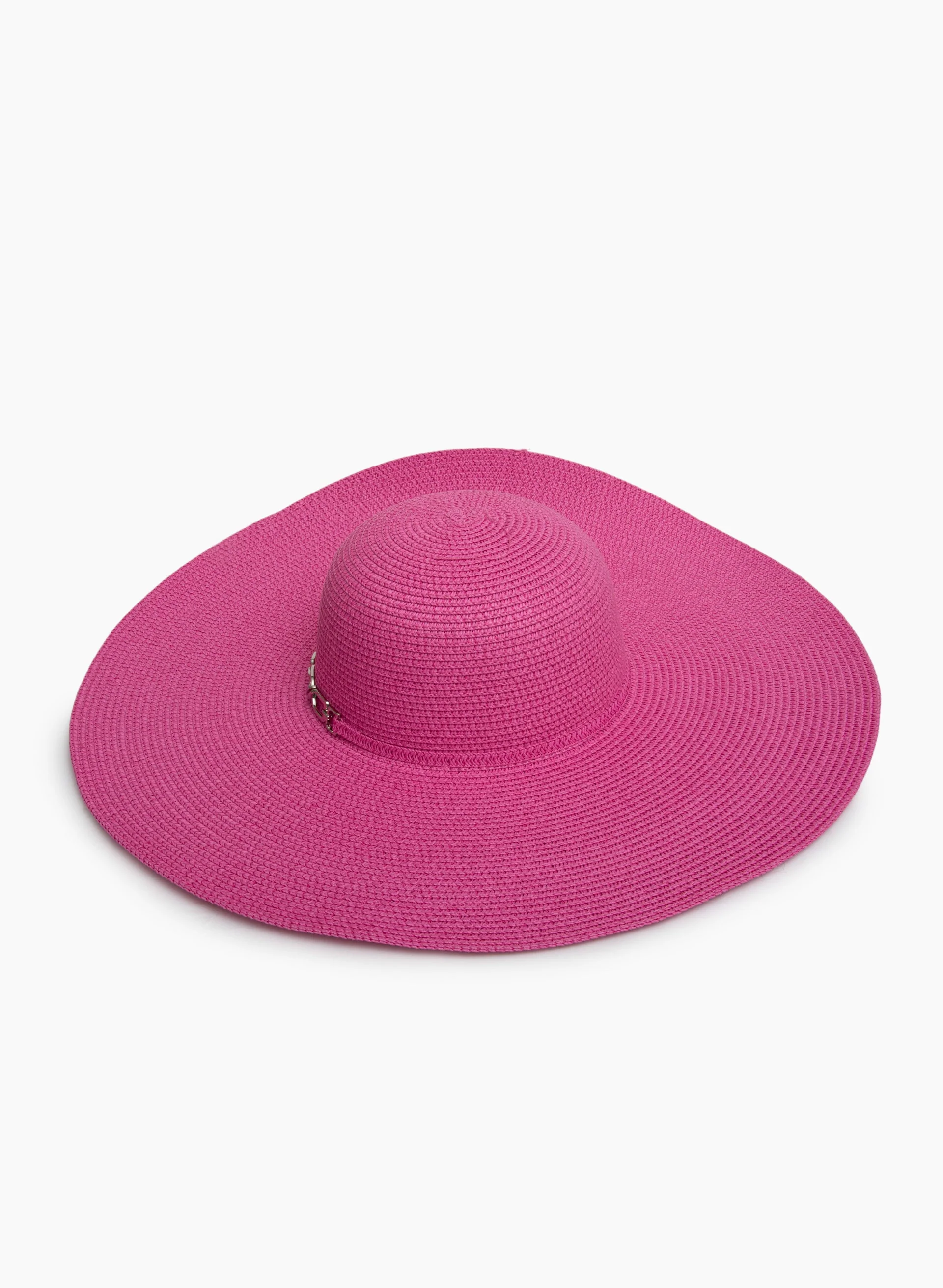 Buckle Detail Straw Hat