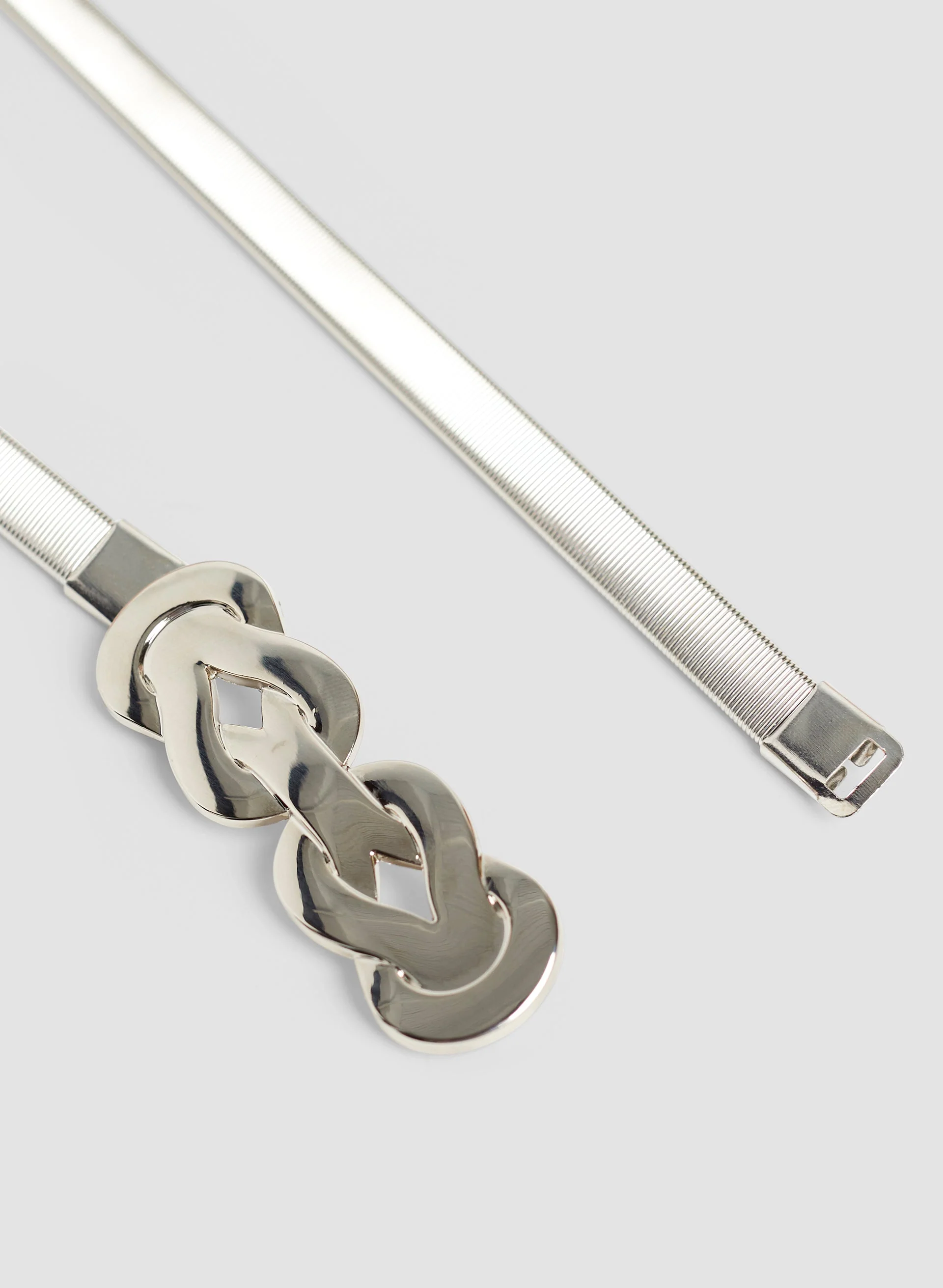 Stretch Statement Buckle Chain Belt