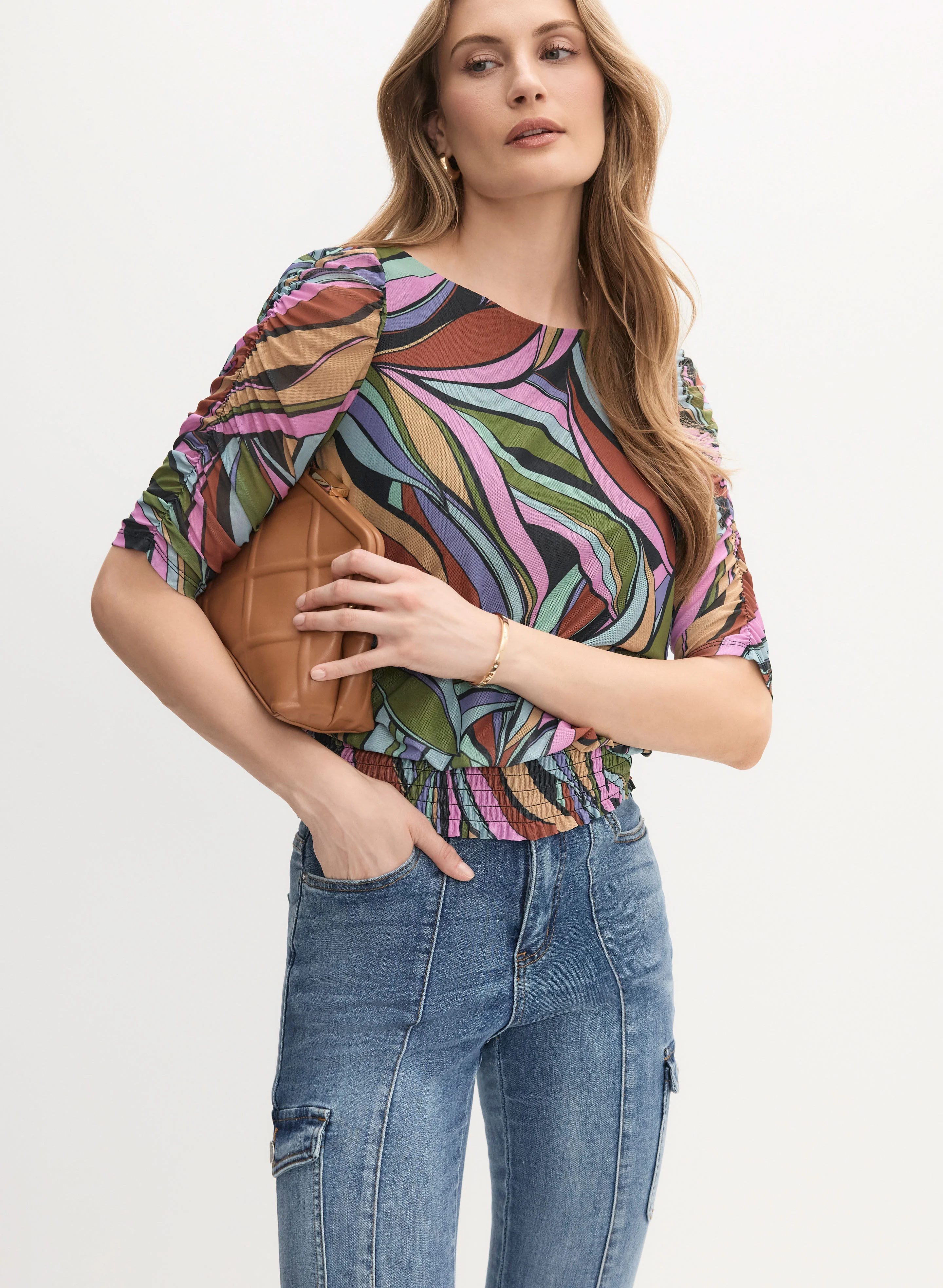 Abstract Print Top