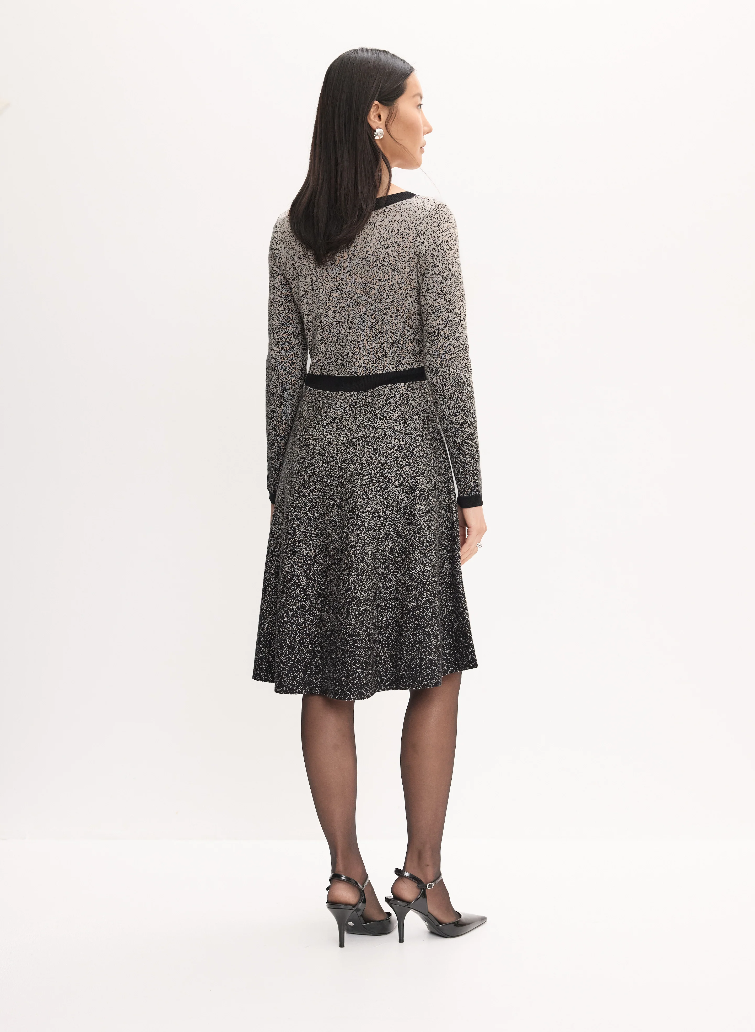 Ombre Marled Knit Dress