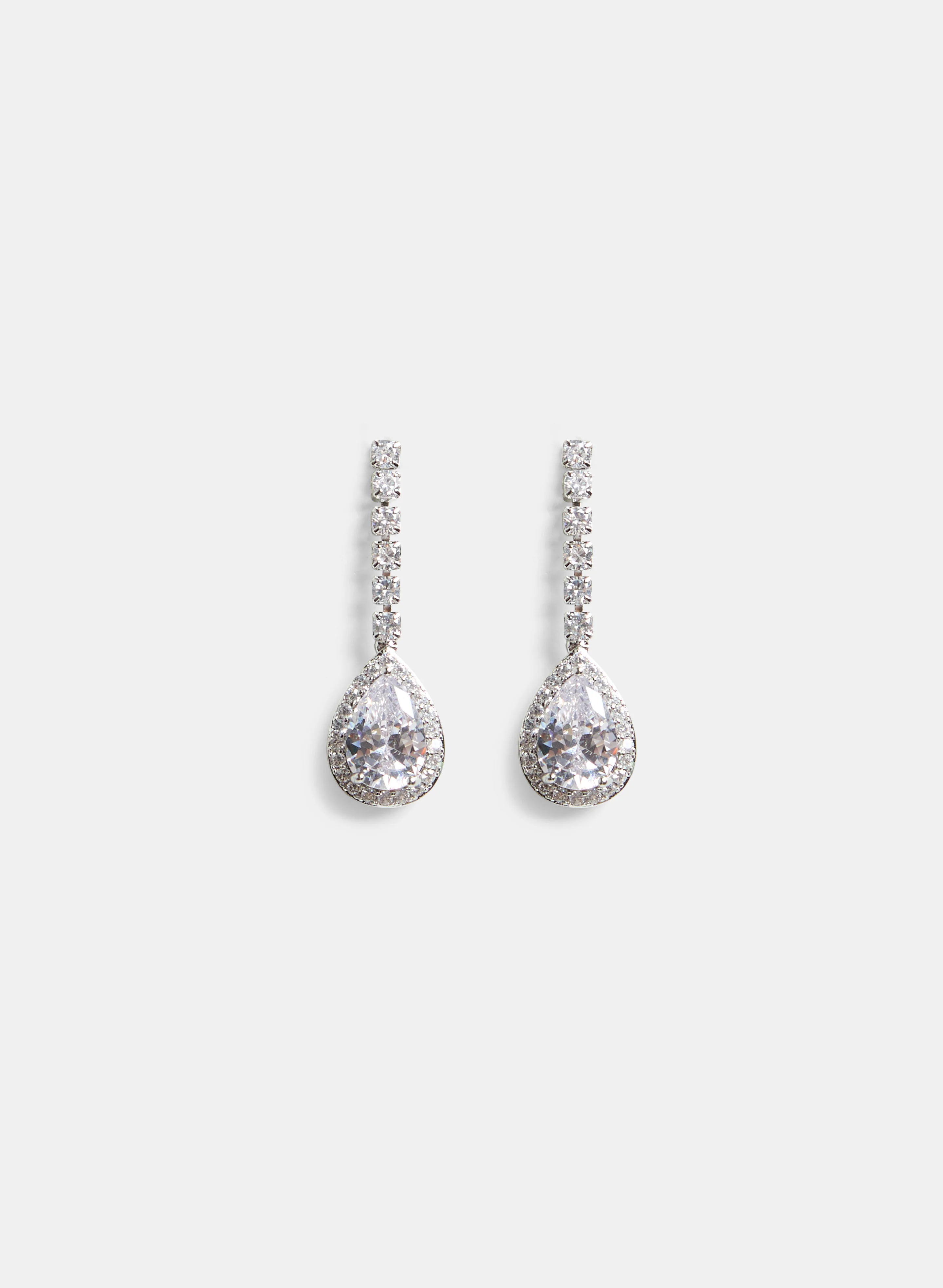 Stone Teardrop Earrings