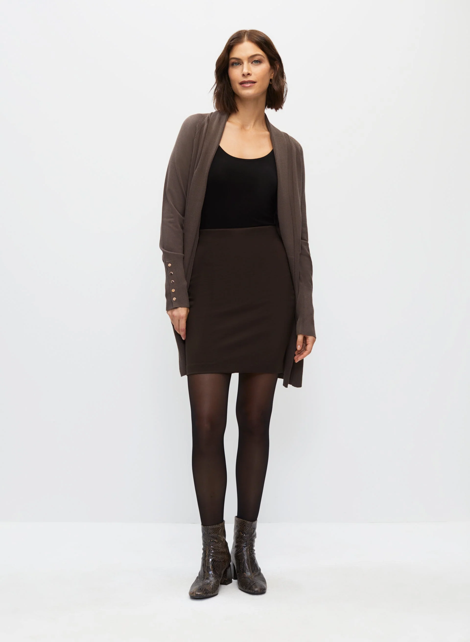 Pull-On Pencil Skirt