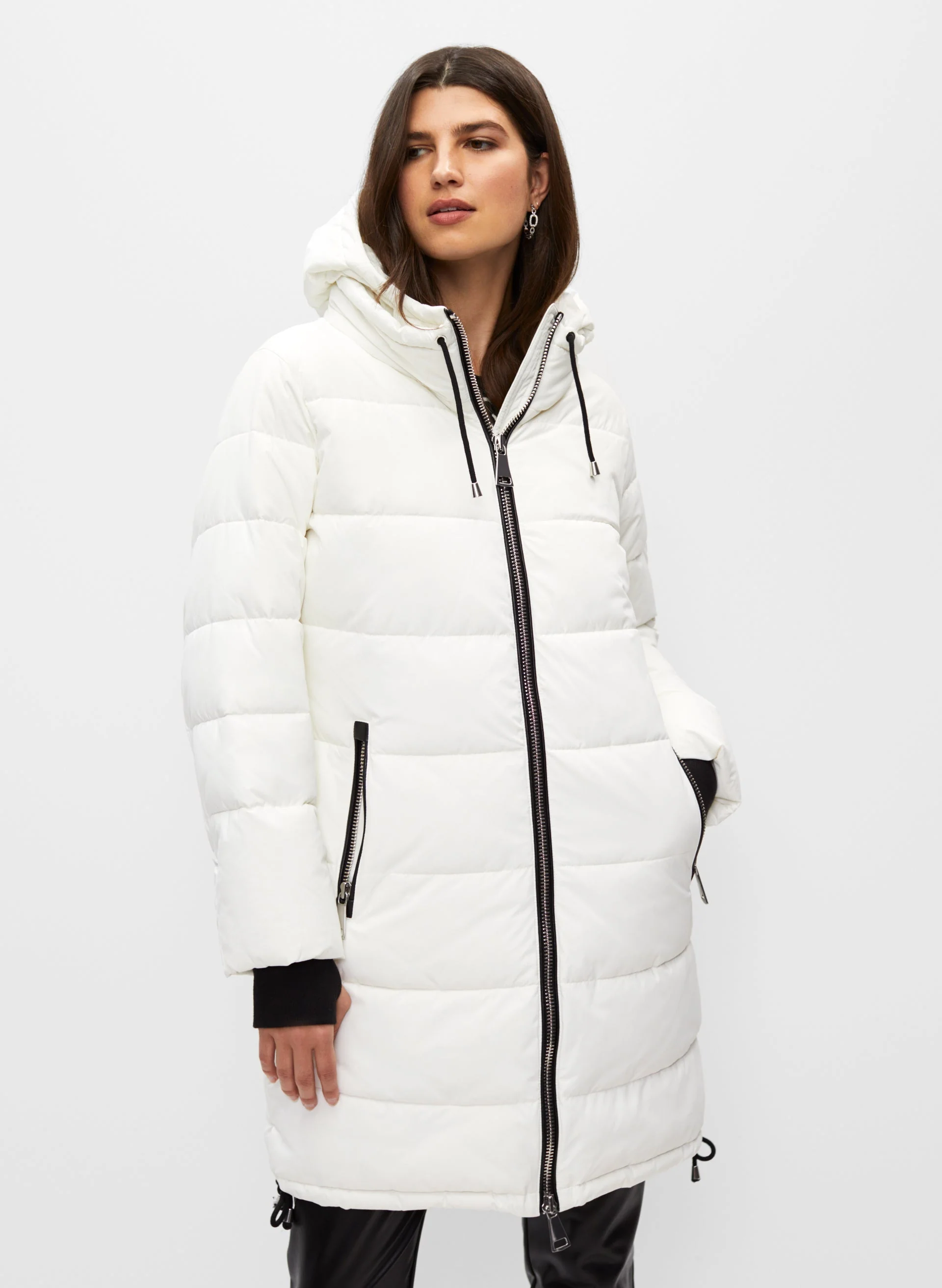 Vegan Down Quilted Coat