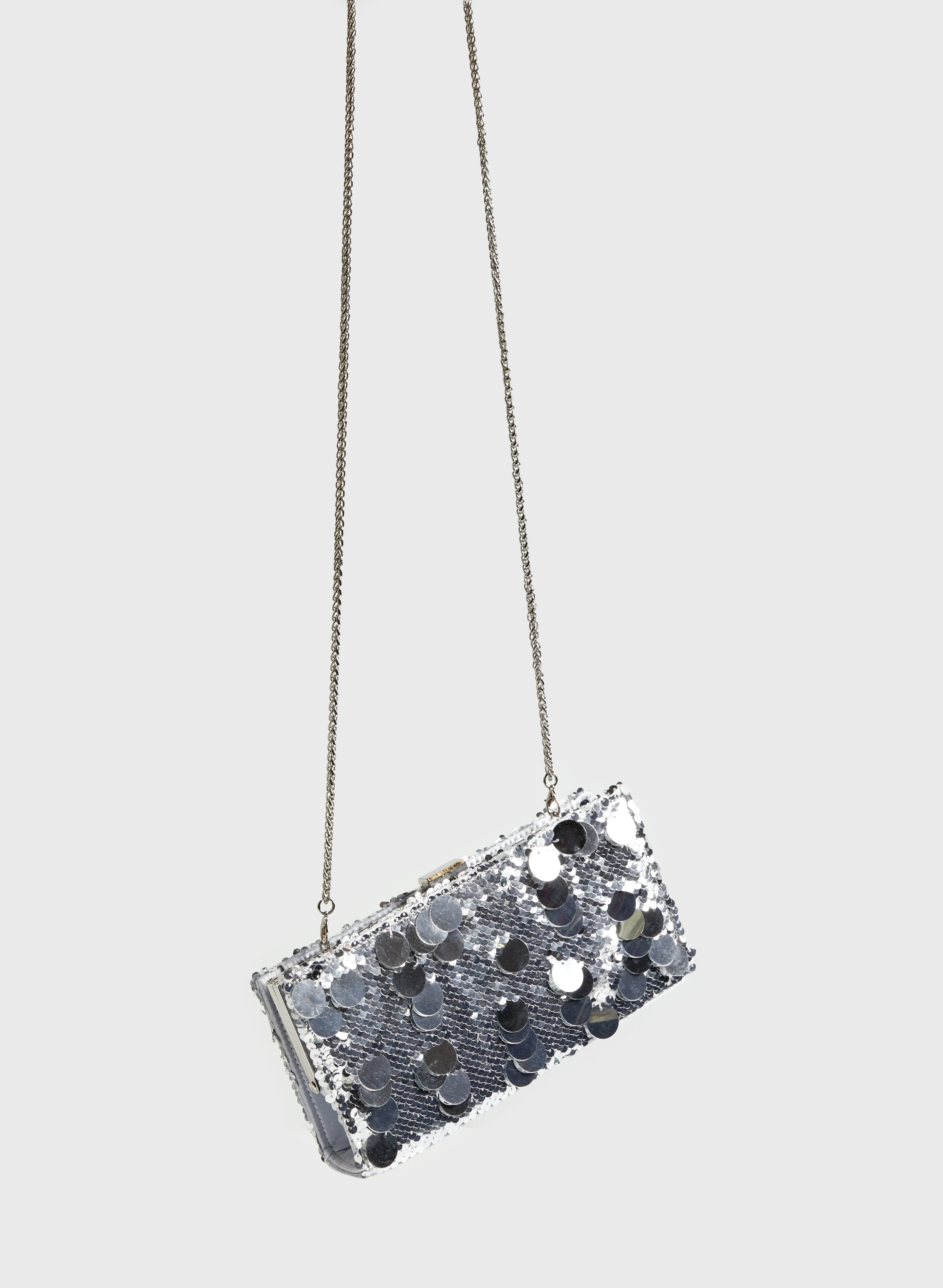 Sequin Box Clutch