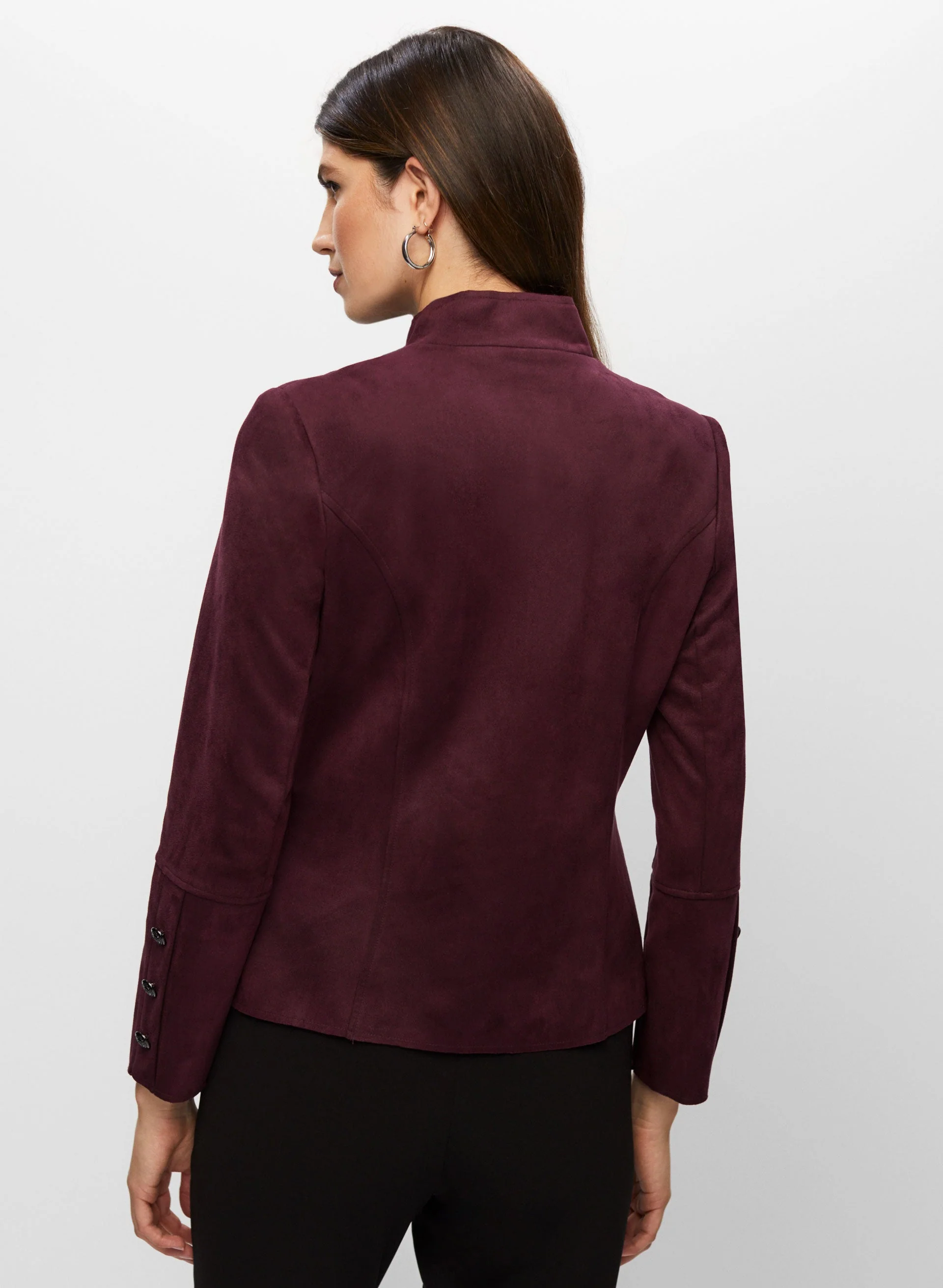 Structured Button Detail Jacket