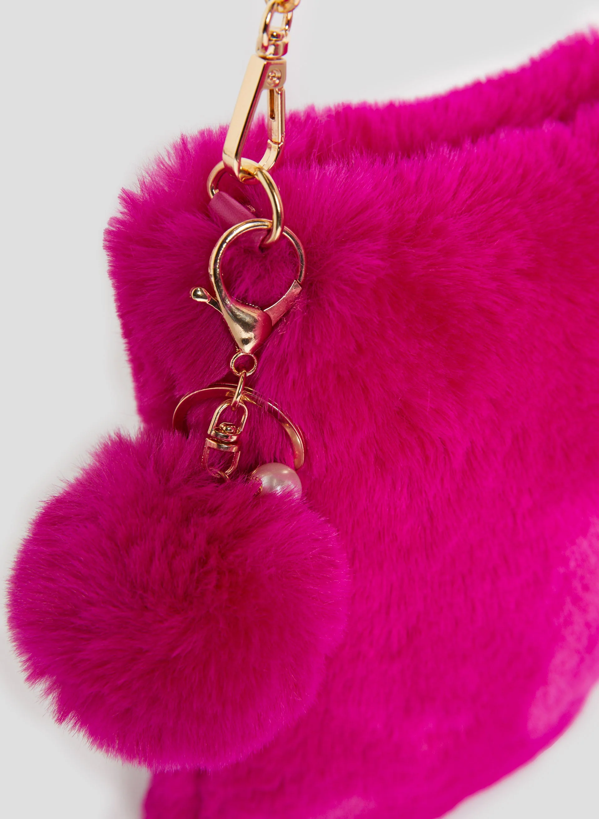 Faux Fur Crossbody Bag