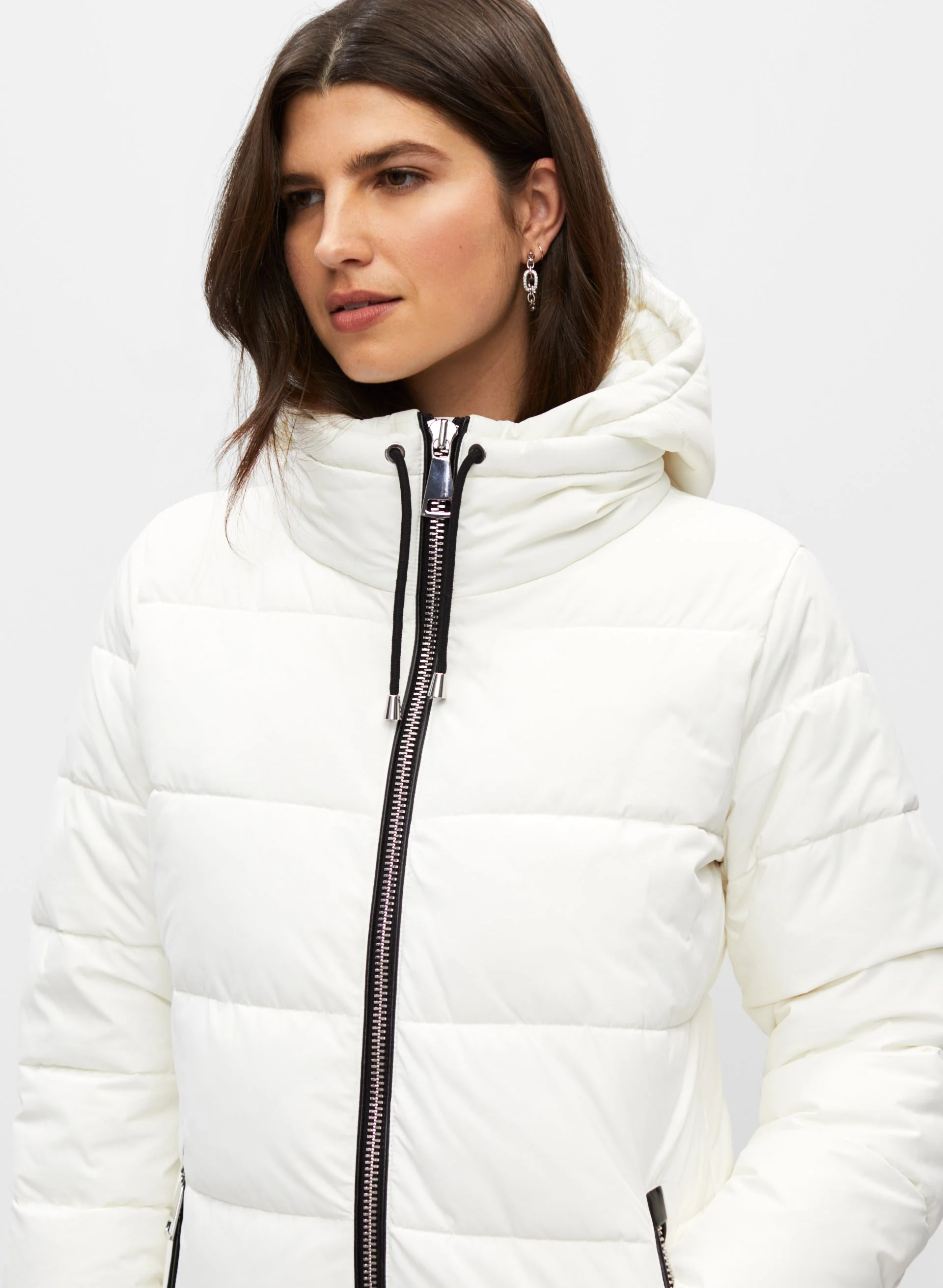 Vegan Down Quilted Coat
