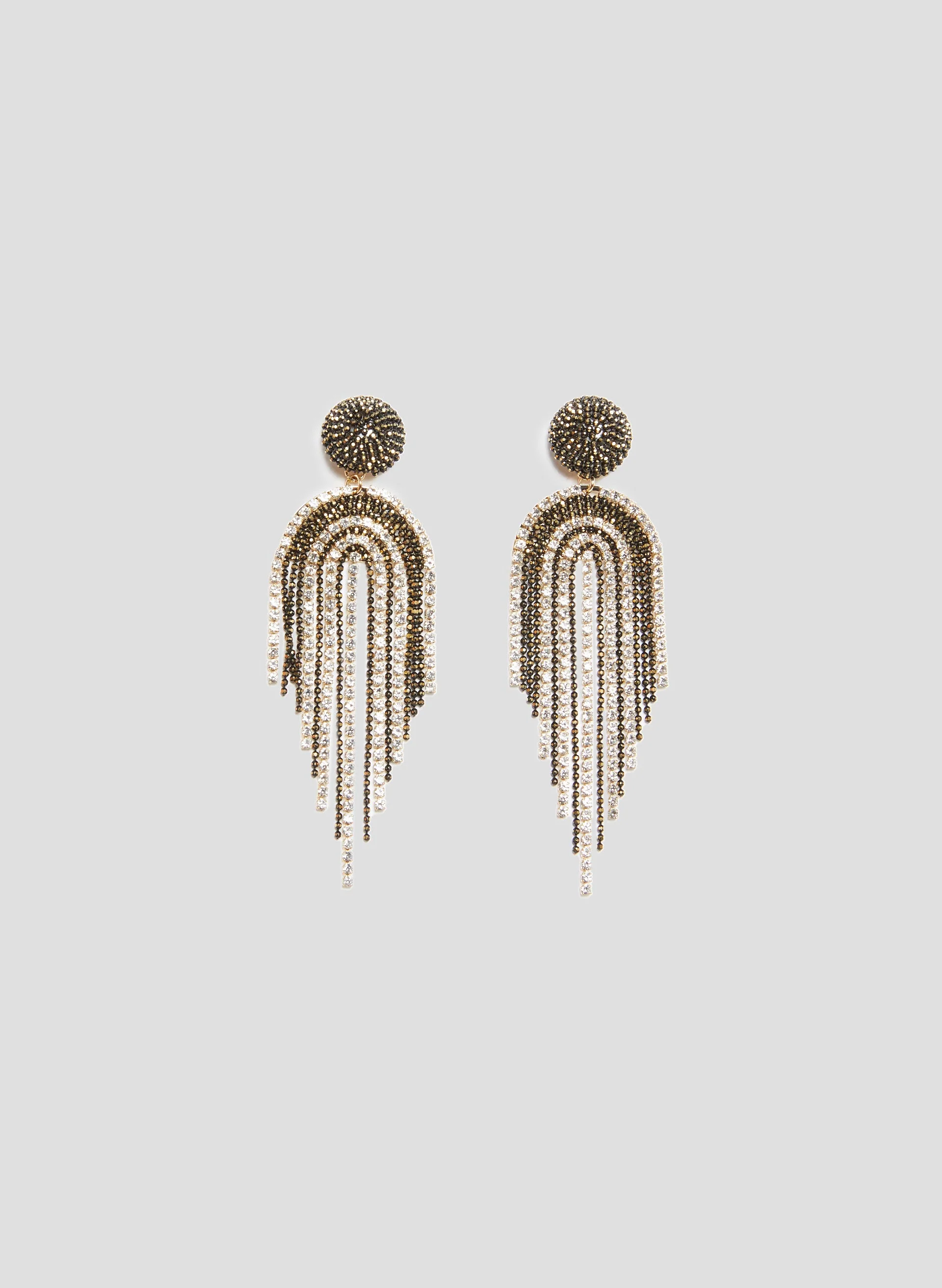 Crystal Cascade Chandelier Earrings