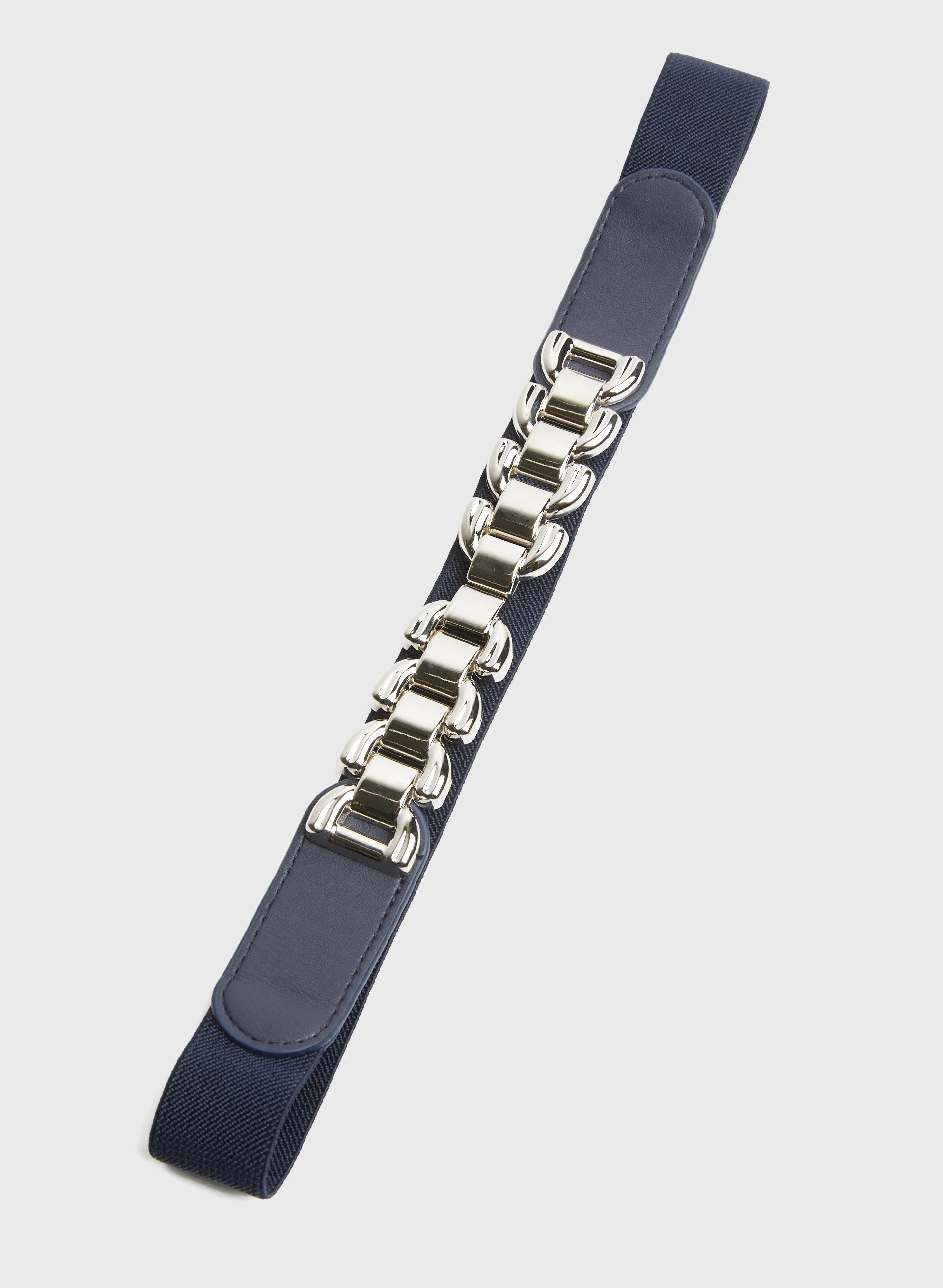 Half Moon Buckle Stretch Belt