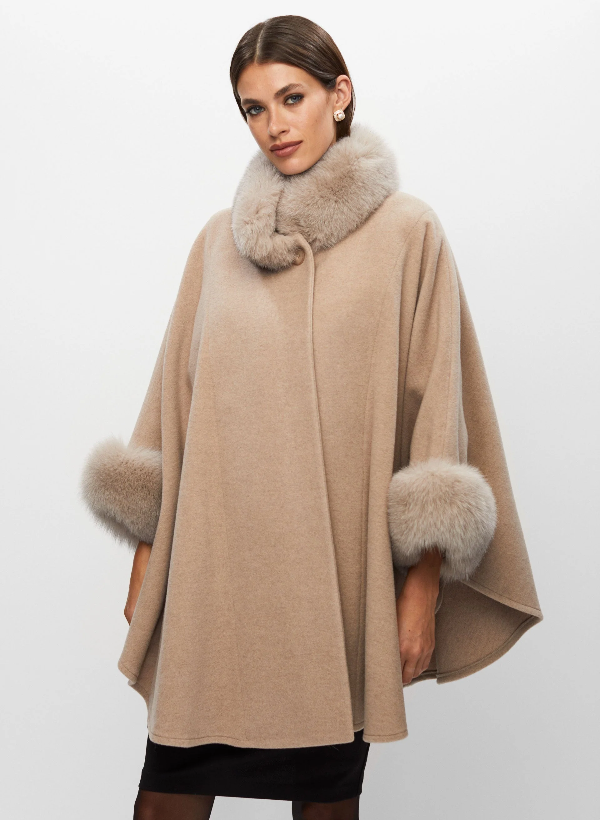 Mallia - Wool & Cashmere Blend Cape