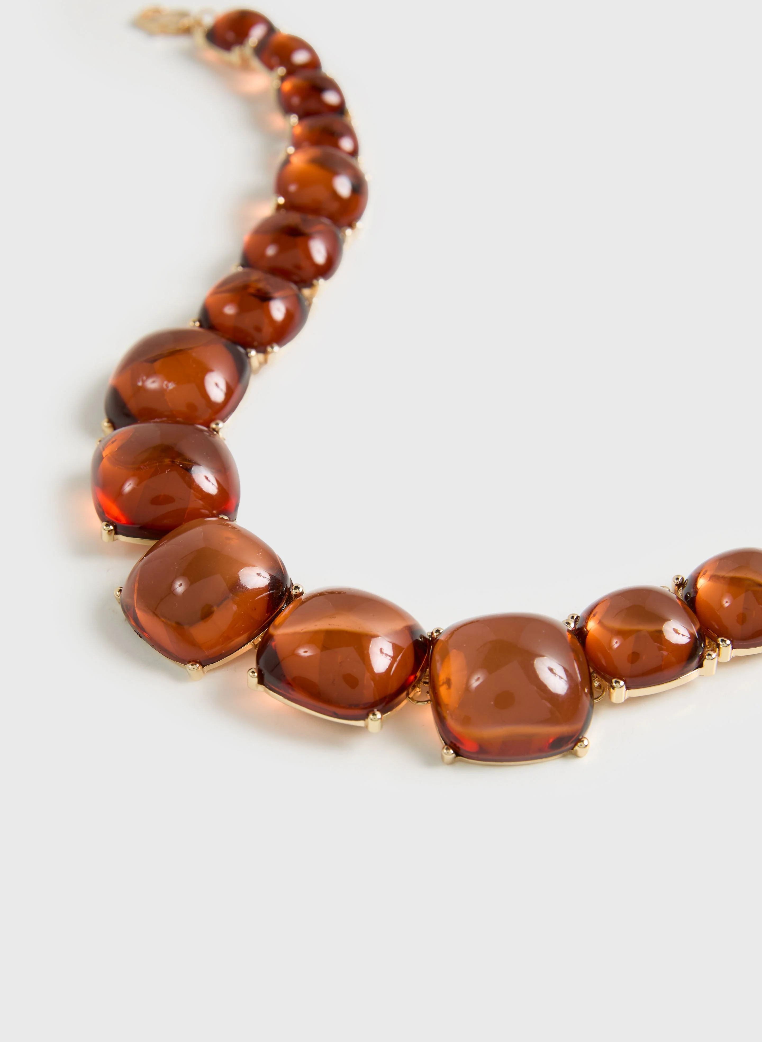 Square Stone Necklace