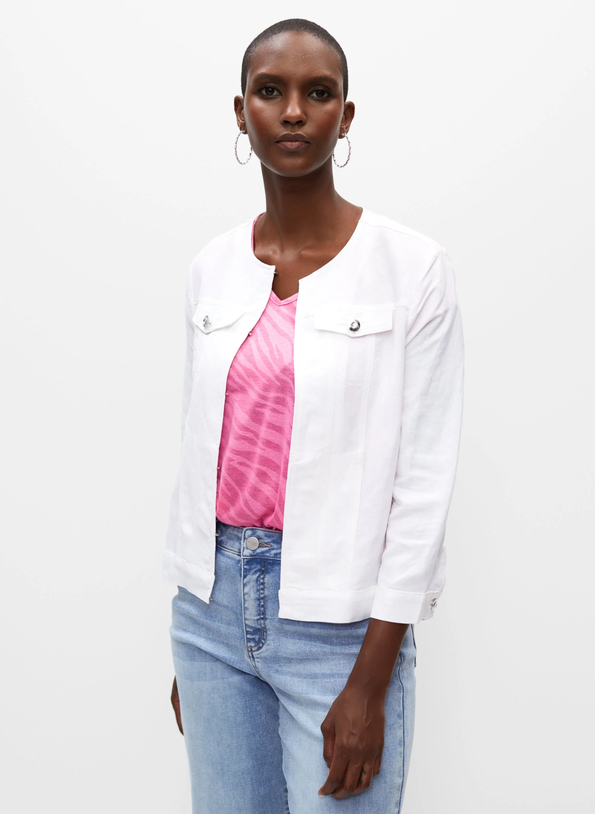 Linen Blend Jacket
