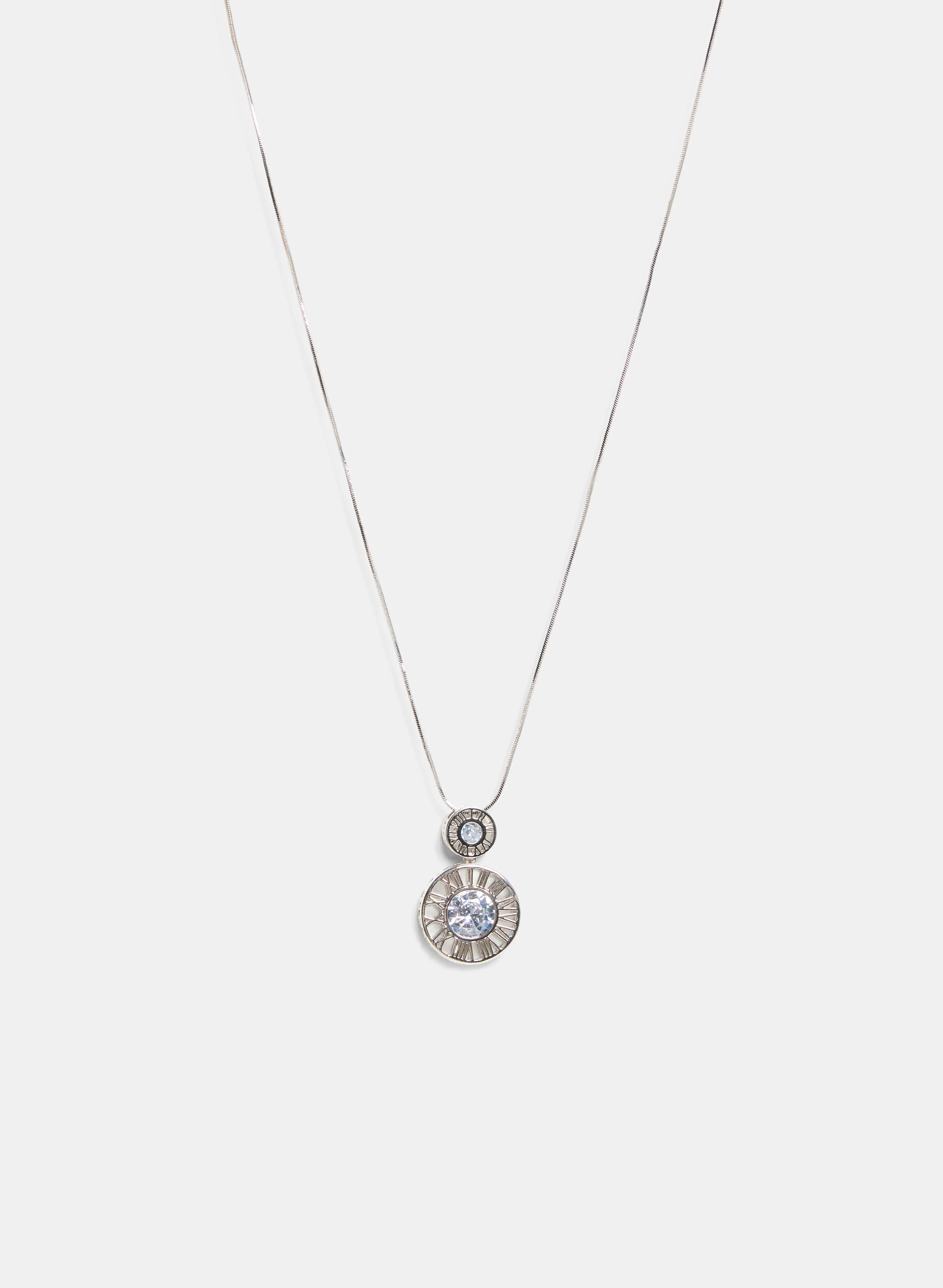Rhinestone Pendant Necklace