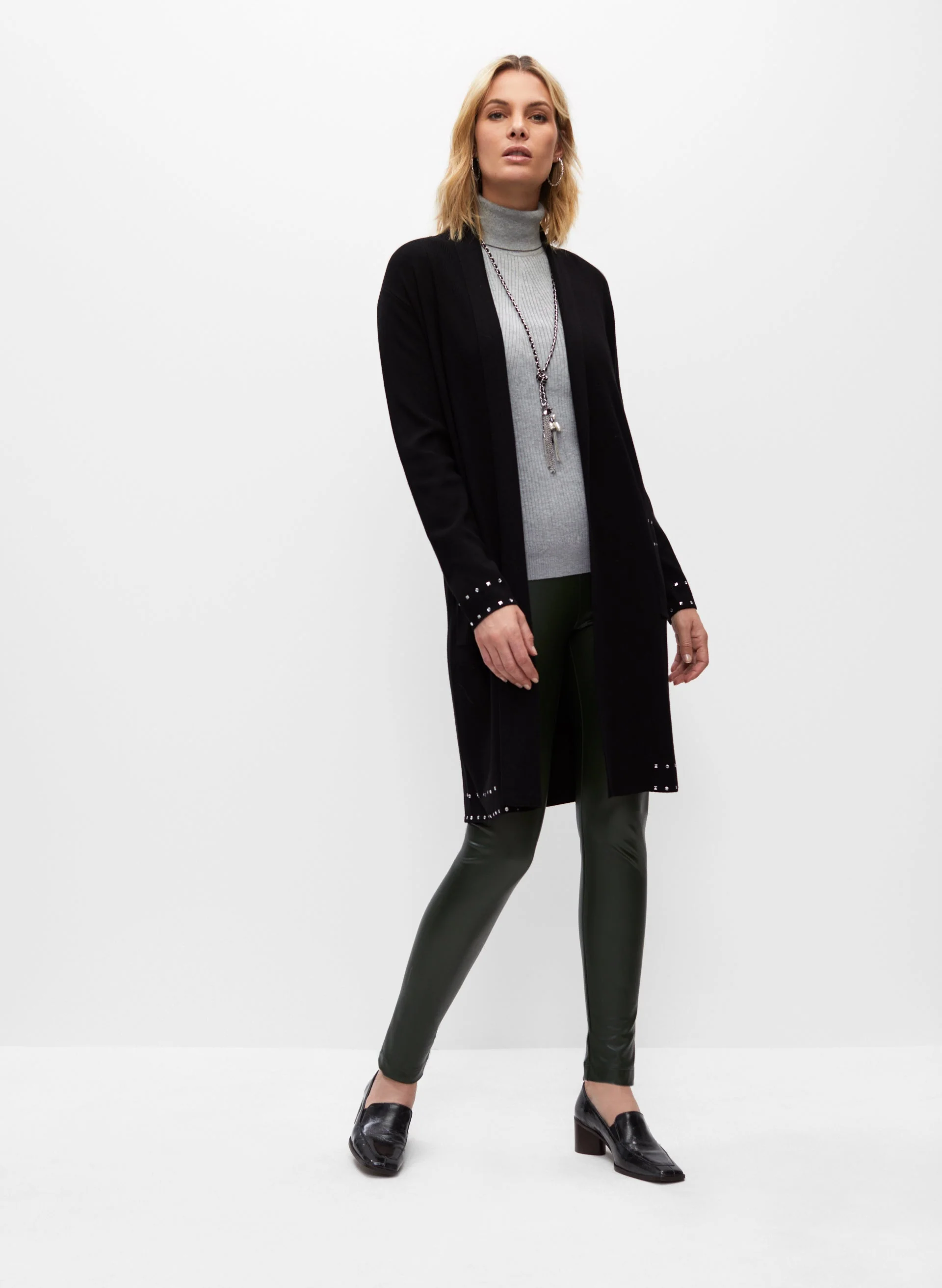 Rhinestone Detail Cardigan