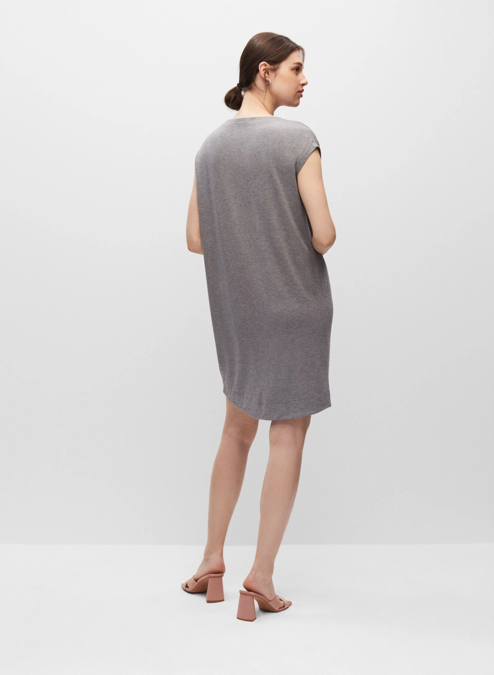 Floral Placement T-Shirt Dress