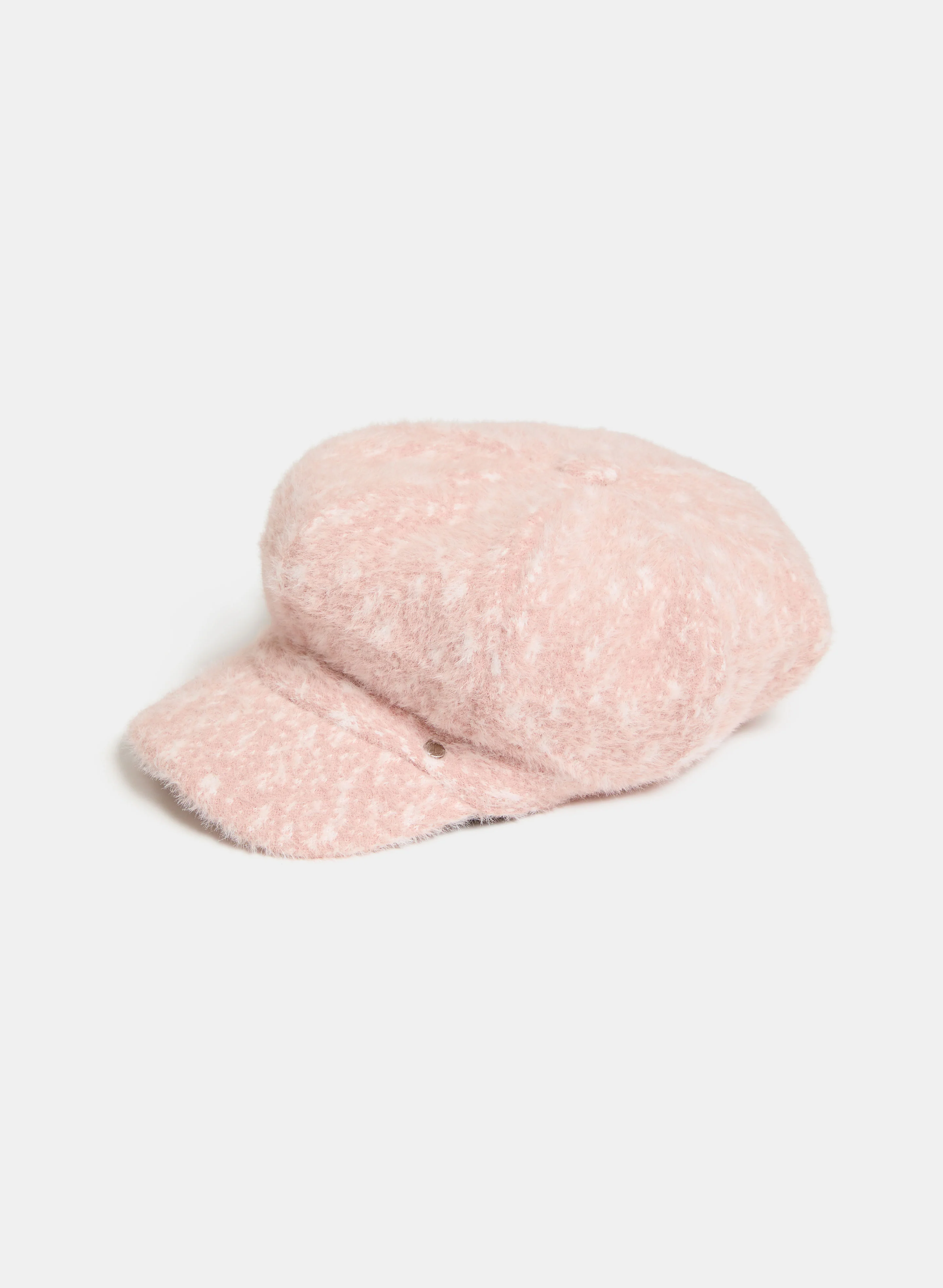 Marled Knit Newsboy Cap
