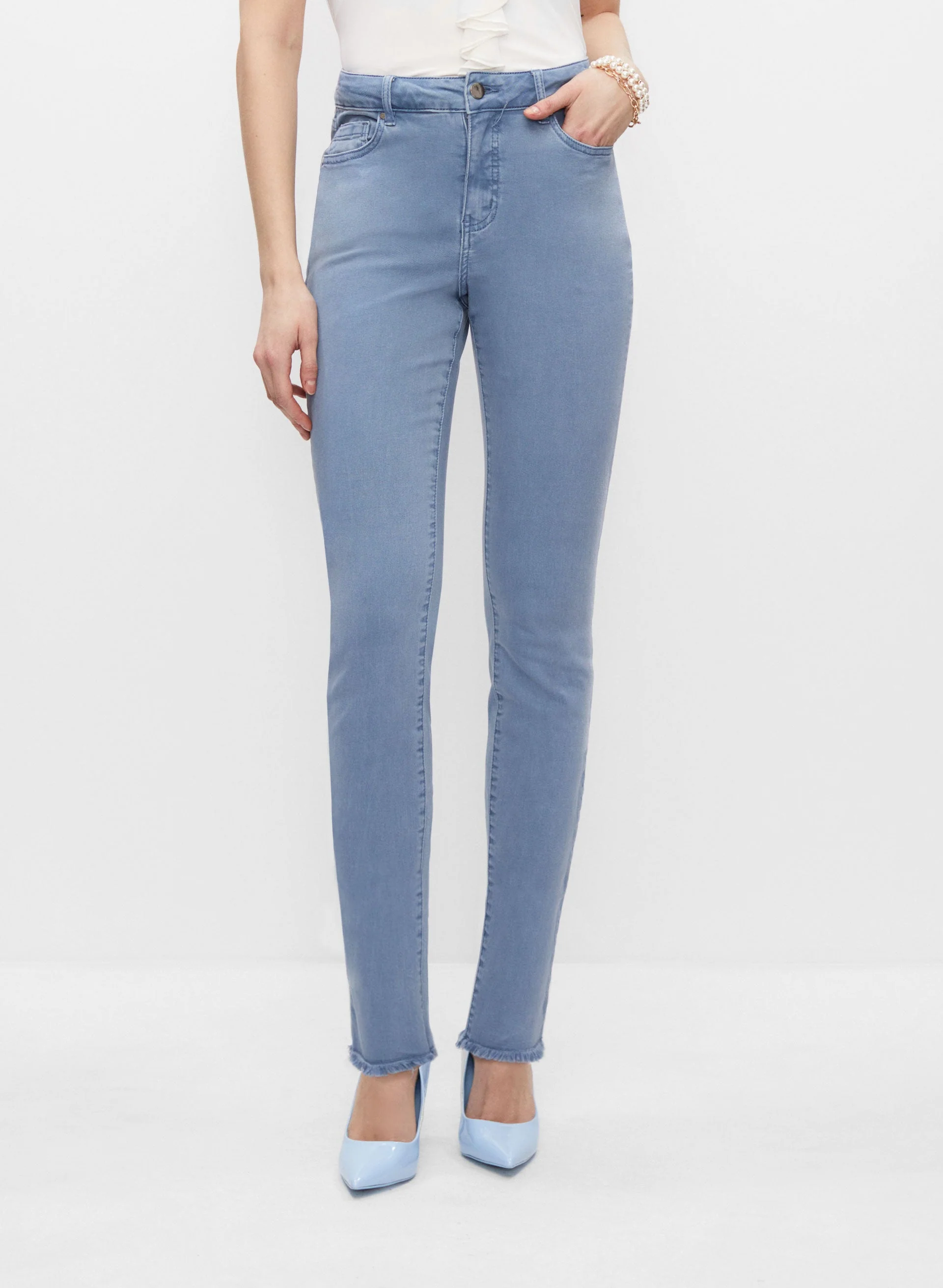 Frank Lyman - Frayed Hem Jeans