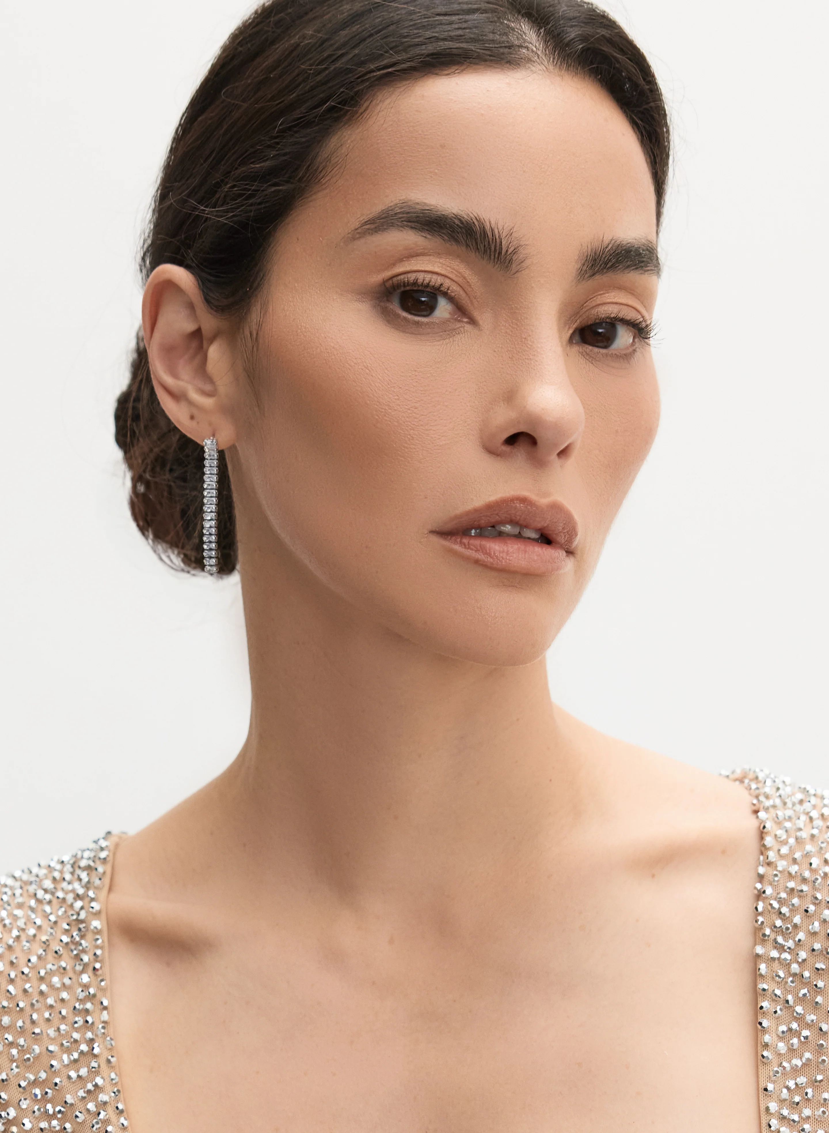 Cubic Zirconia Drop Earrings