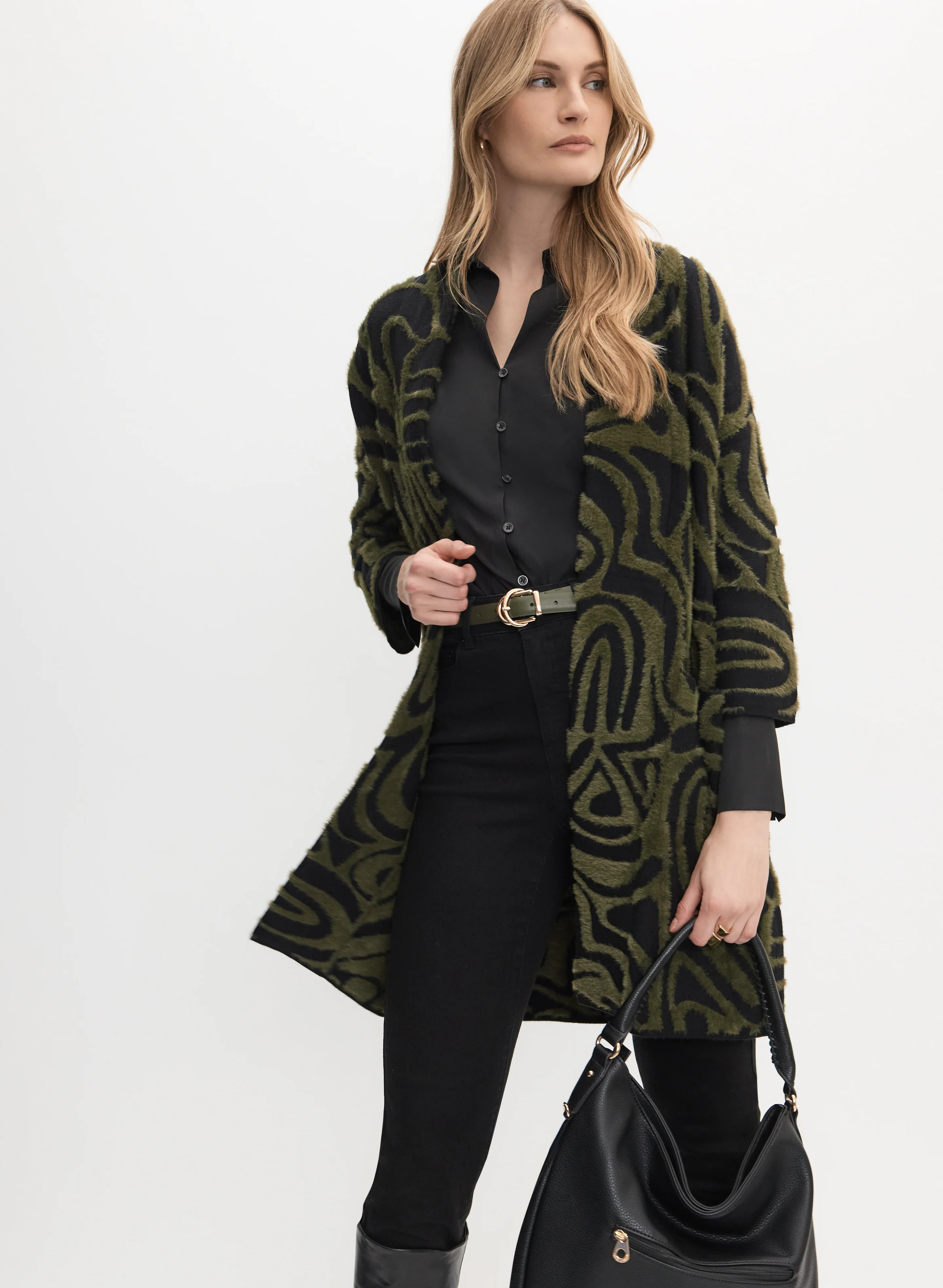Joseph Ribkoff - Abstract Knit Cardigan