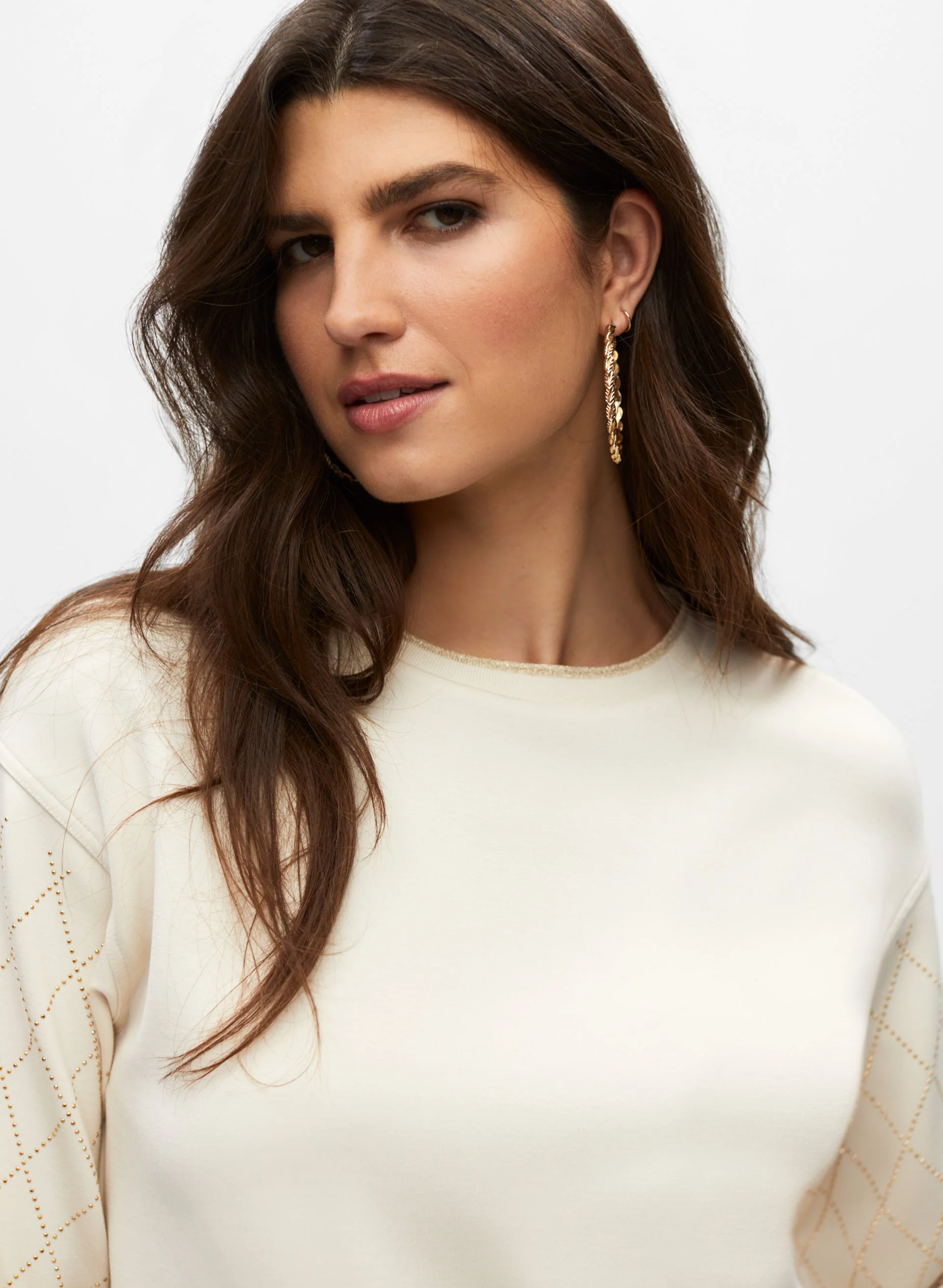 Embellished Crewneck Sweatshirt