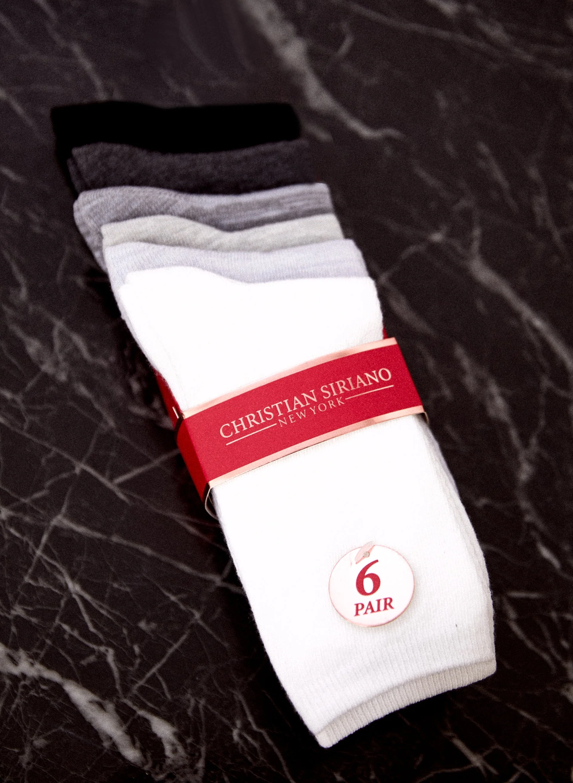 Christian Siriano - 6 Pack Of Crew Socks