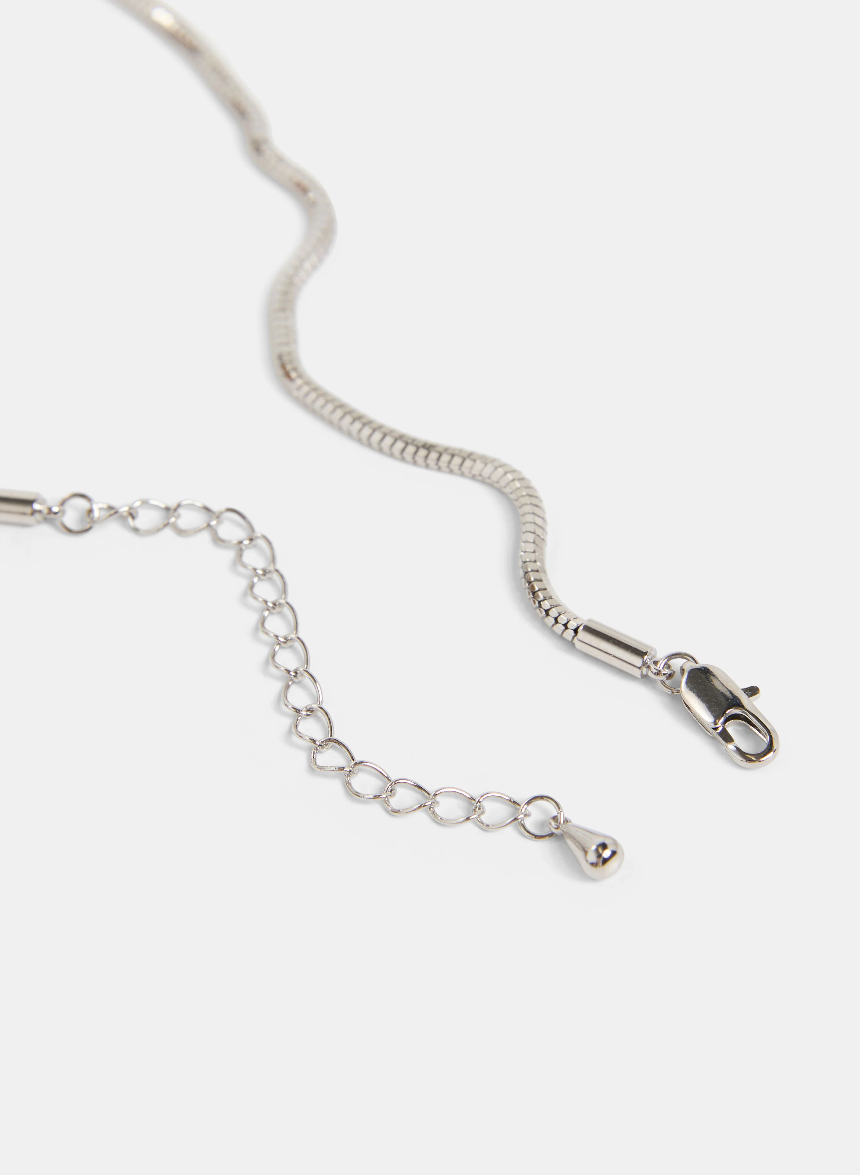 Double Ring Pendant Necklace