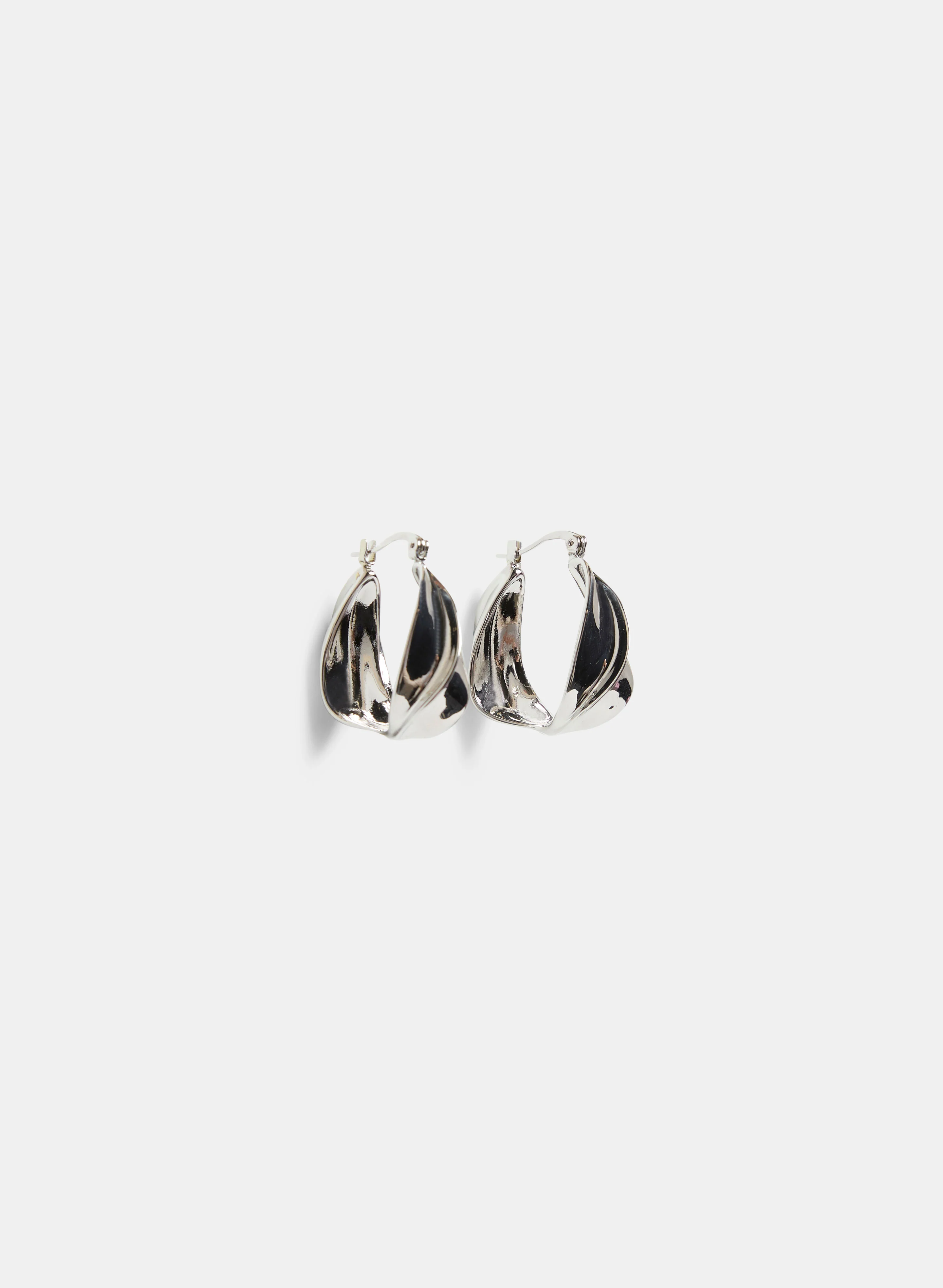 Twist Detail Hoop Earrings