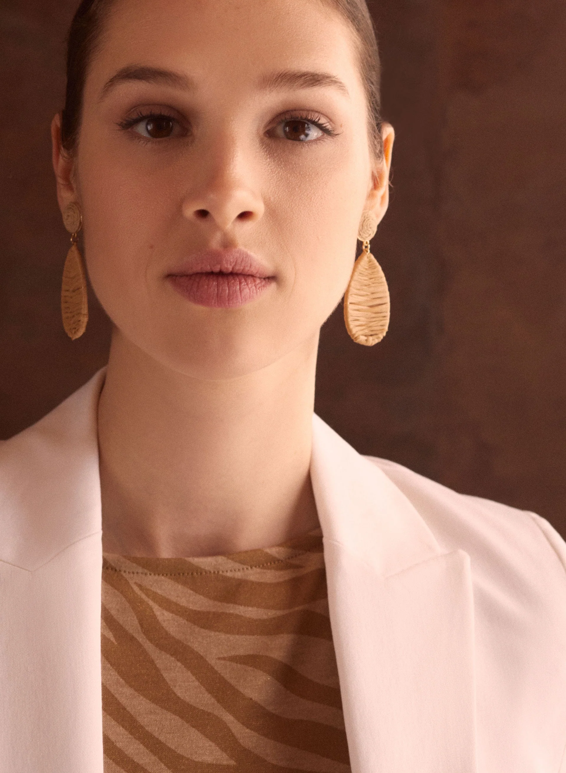 Notched Collar Blazer